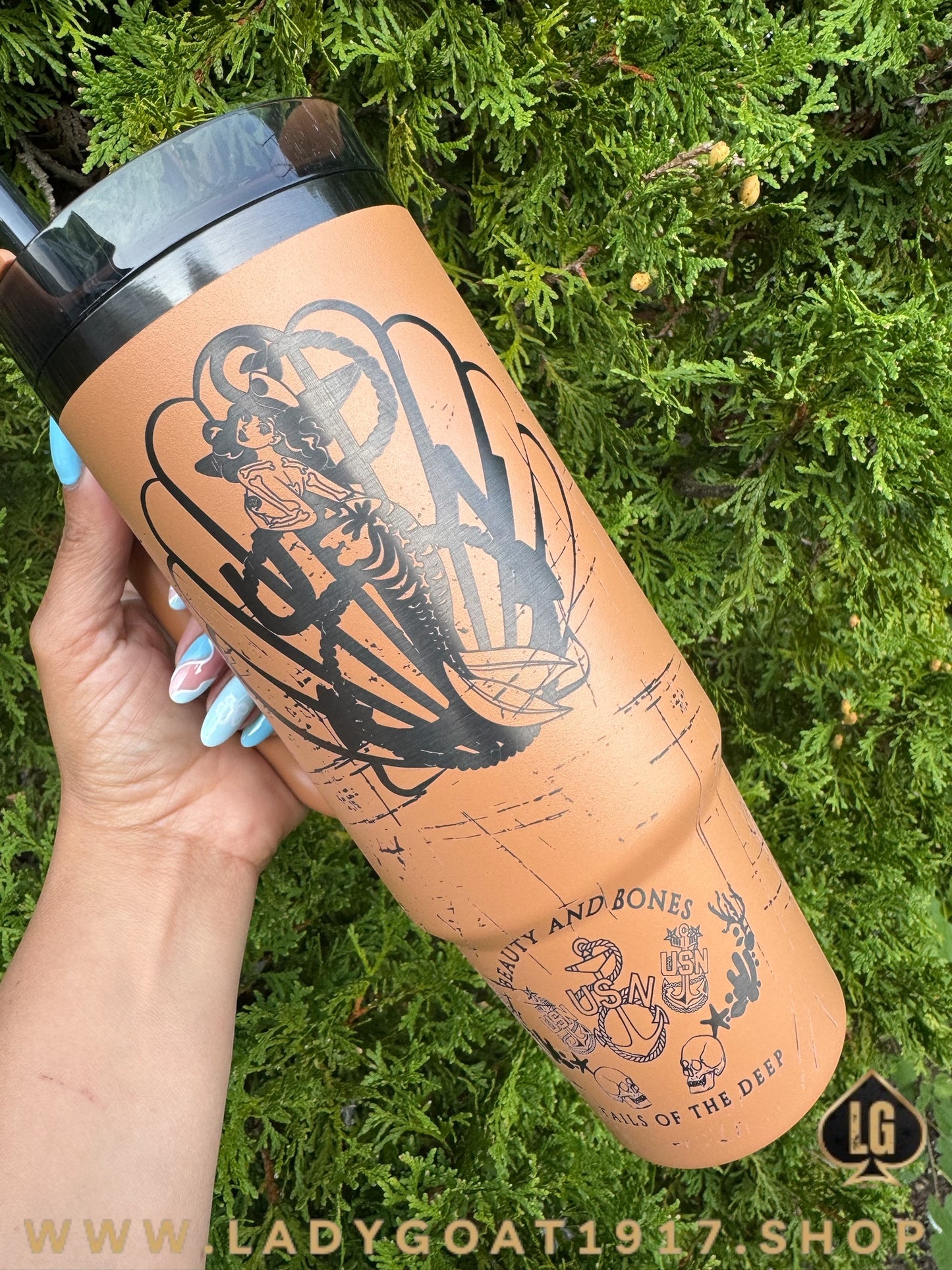 Tails of the Deep STANLEY 30oz Tumbler Limited Camel