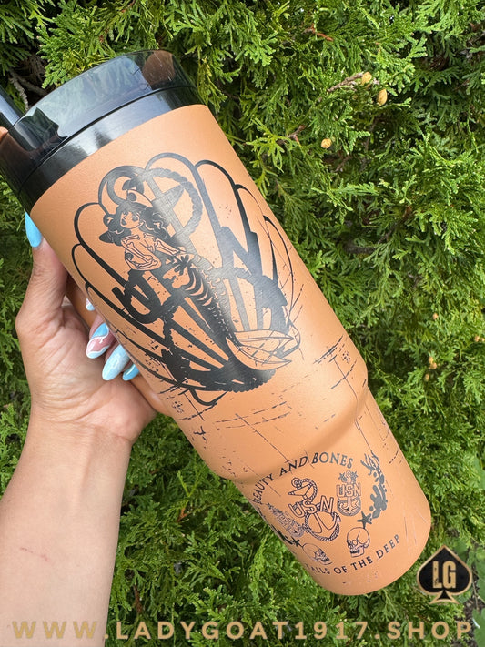Tails of the Deep STANLEY 30oz Tumbler Limited Camel