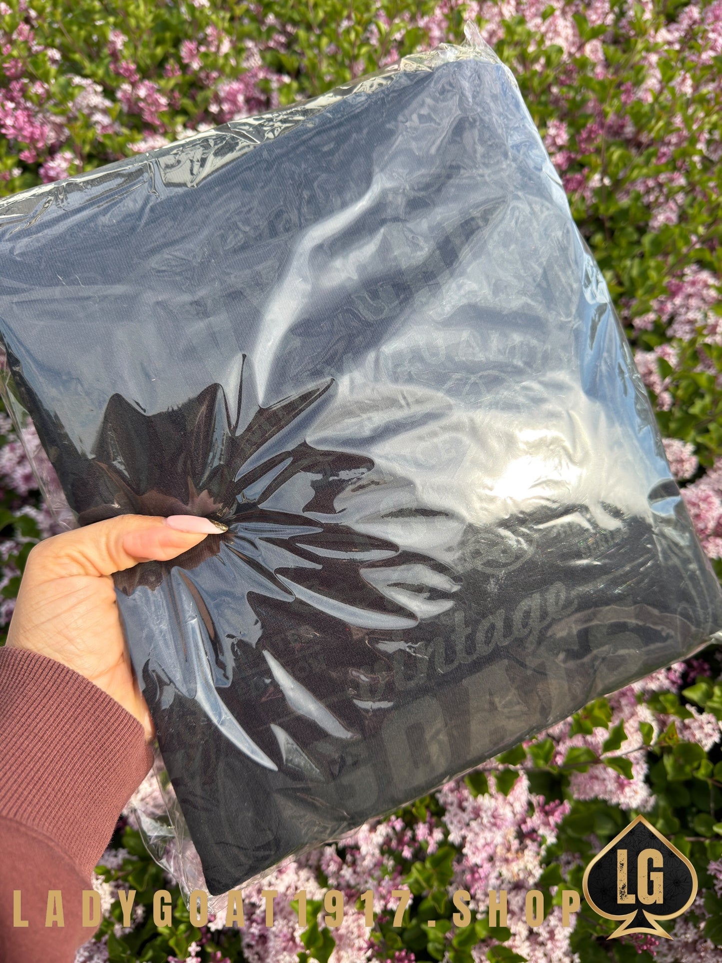 SPRING SALE HOODIE GENUINE BLACK ON BLACK