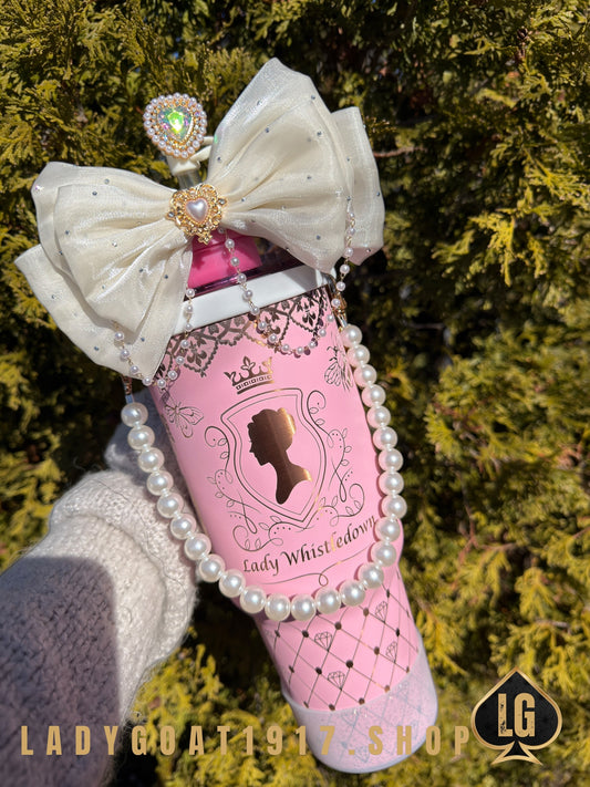 Pink 3.0 S4 Bridgerton 40 oz Tumbler W/ Accessories