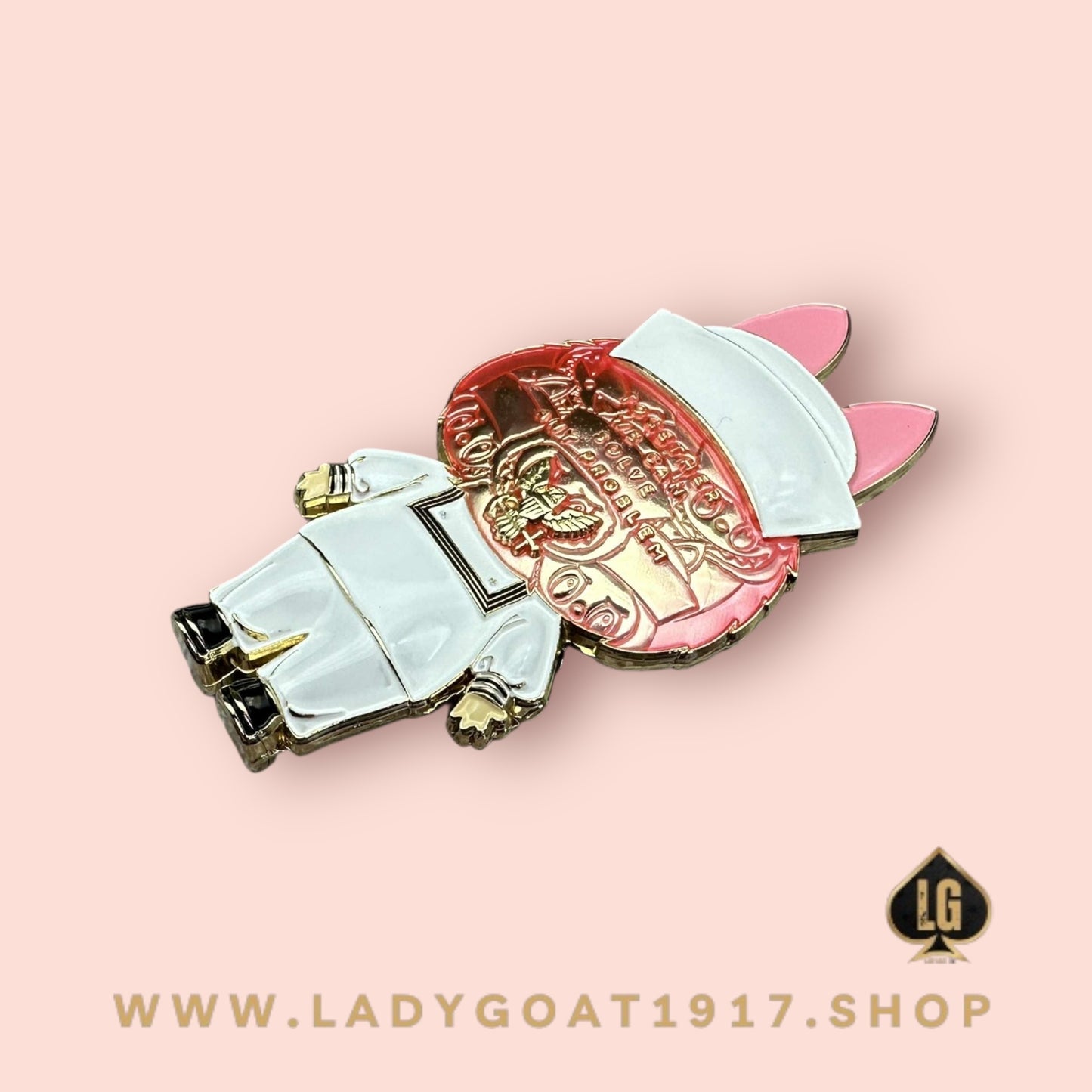 LaSailor Challenge Coin 25”PRE-SALE****Pink Whites
