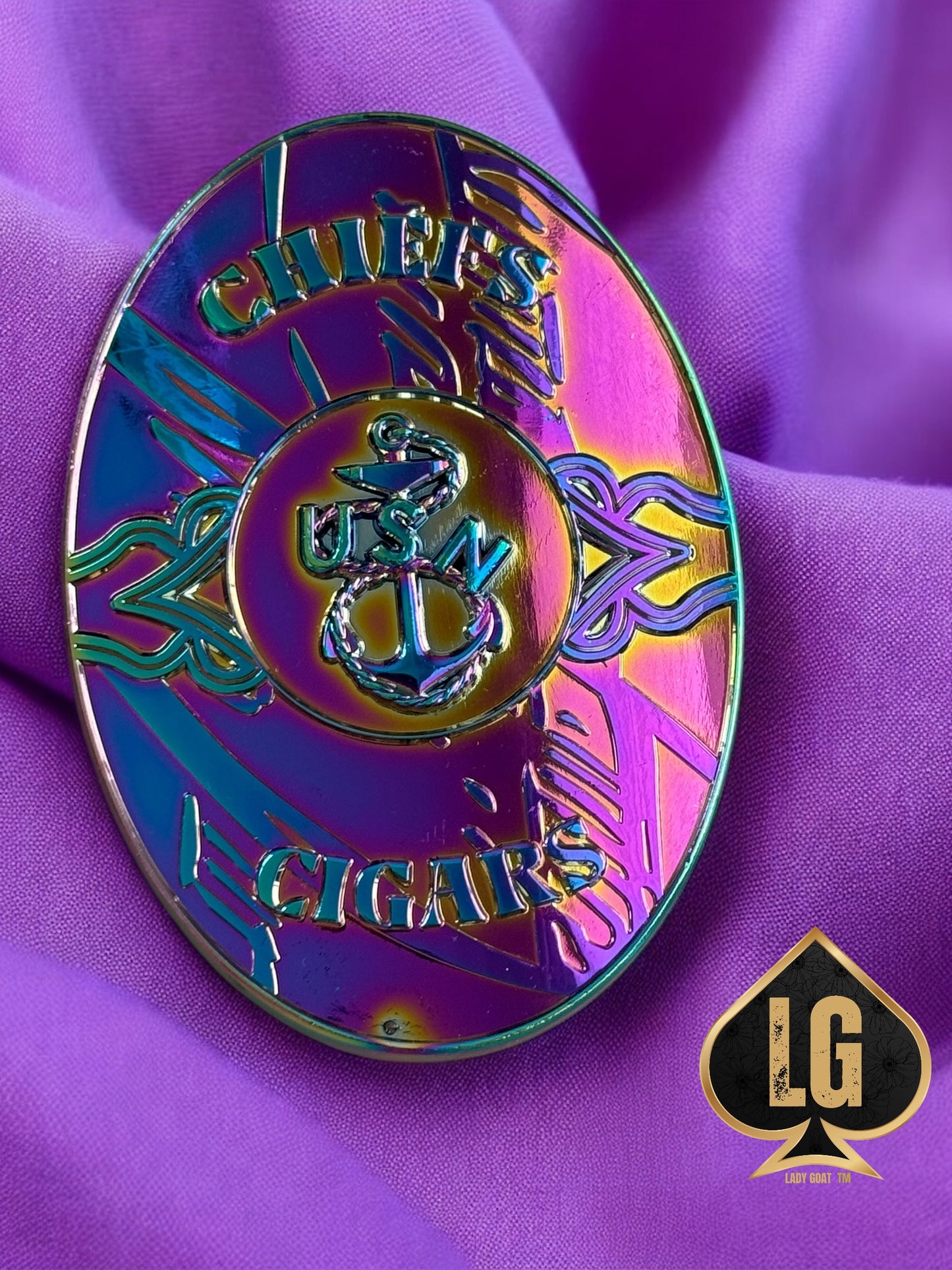 OD Chiefs and Cigars Challenge Coin 24”