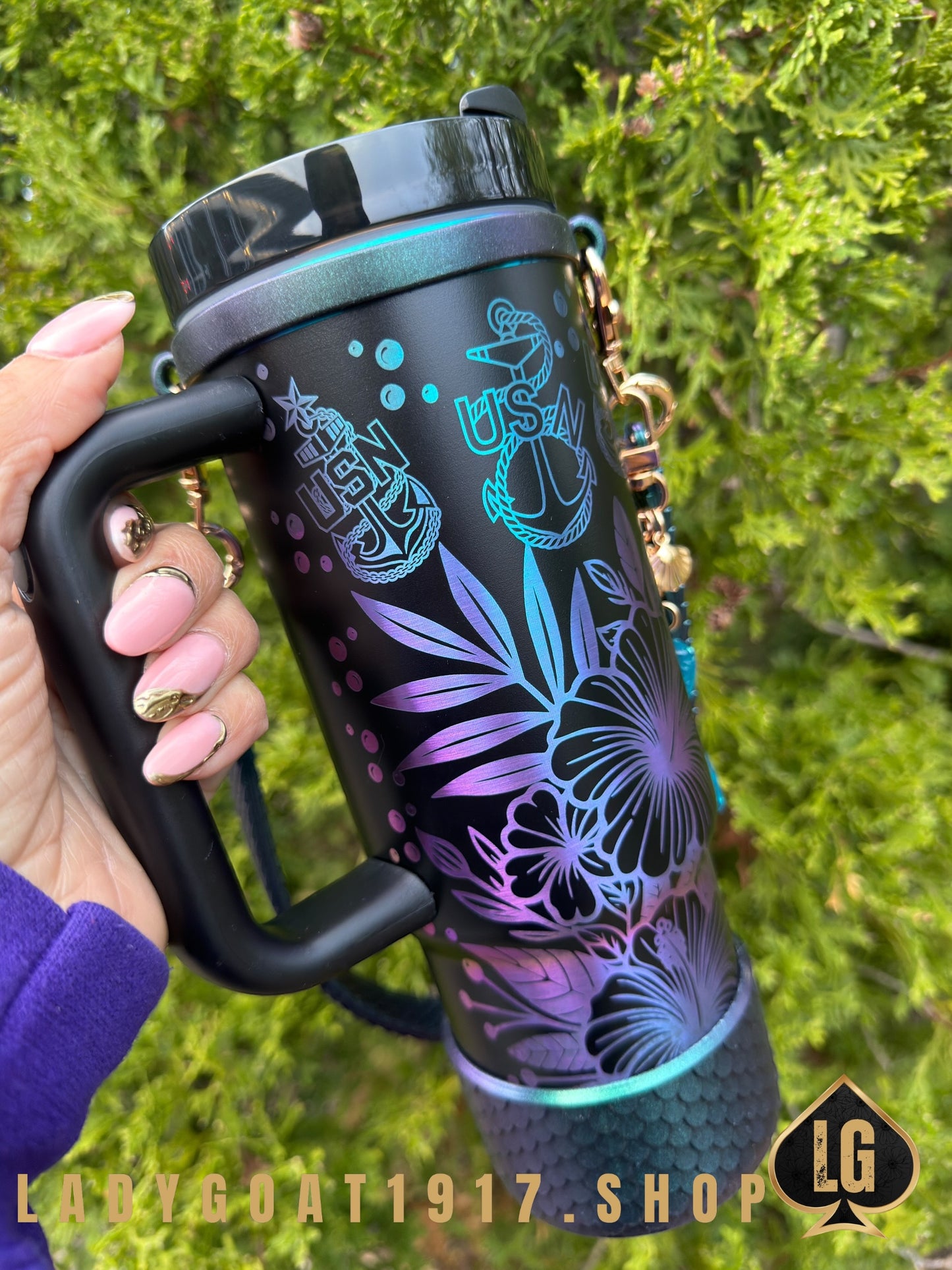Crest of Wave Black OD Tumbler Limited w/Accesories
