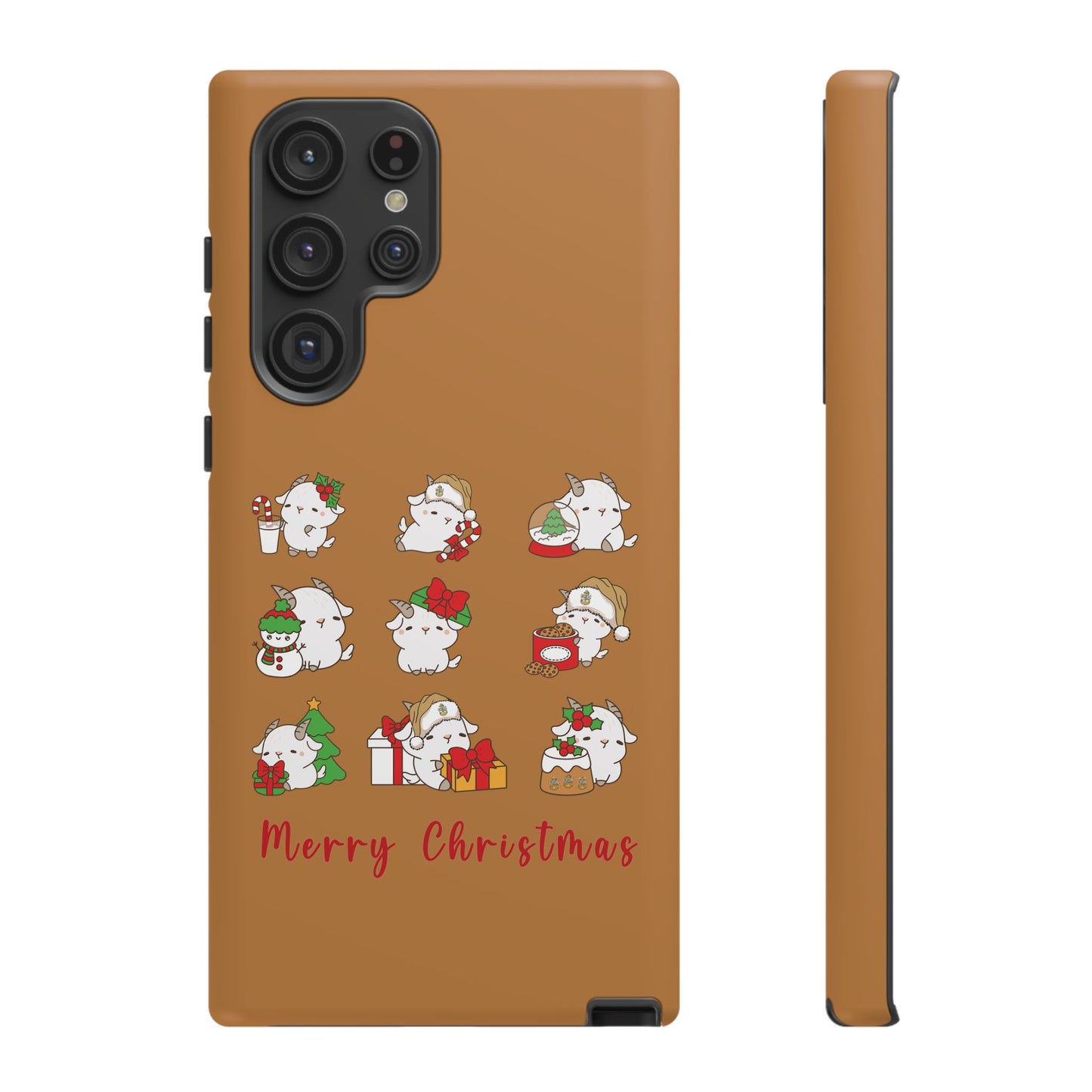 Hello Goat Christmas V1 Tough Phone Case
