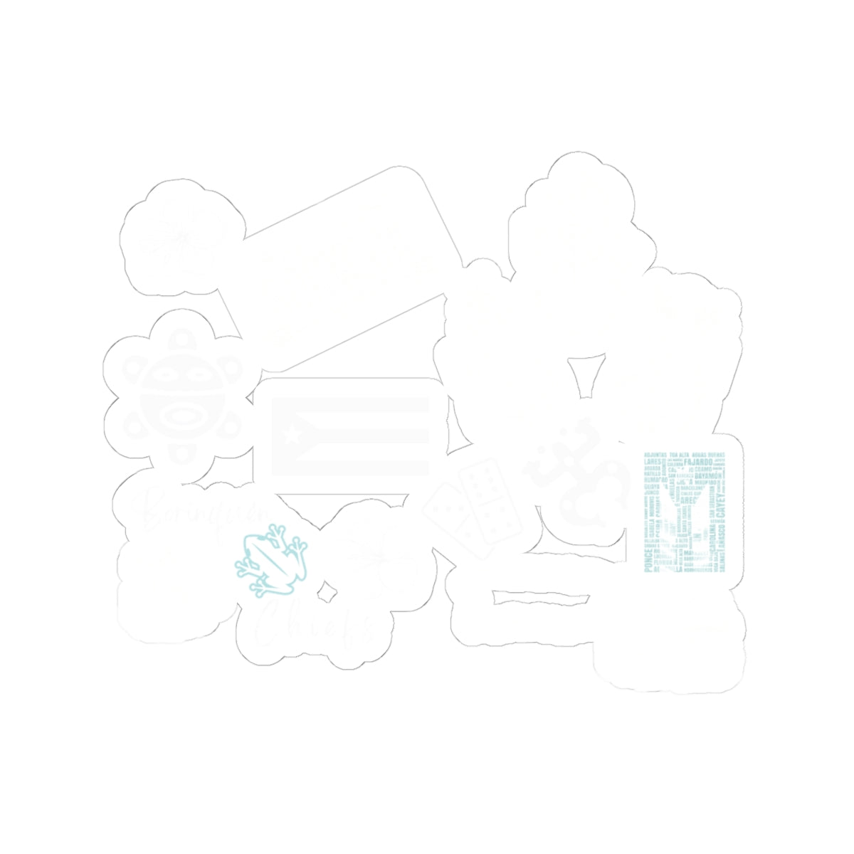 Azul Clarita Sticker