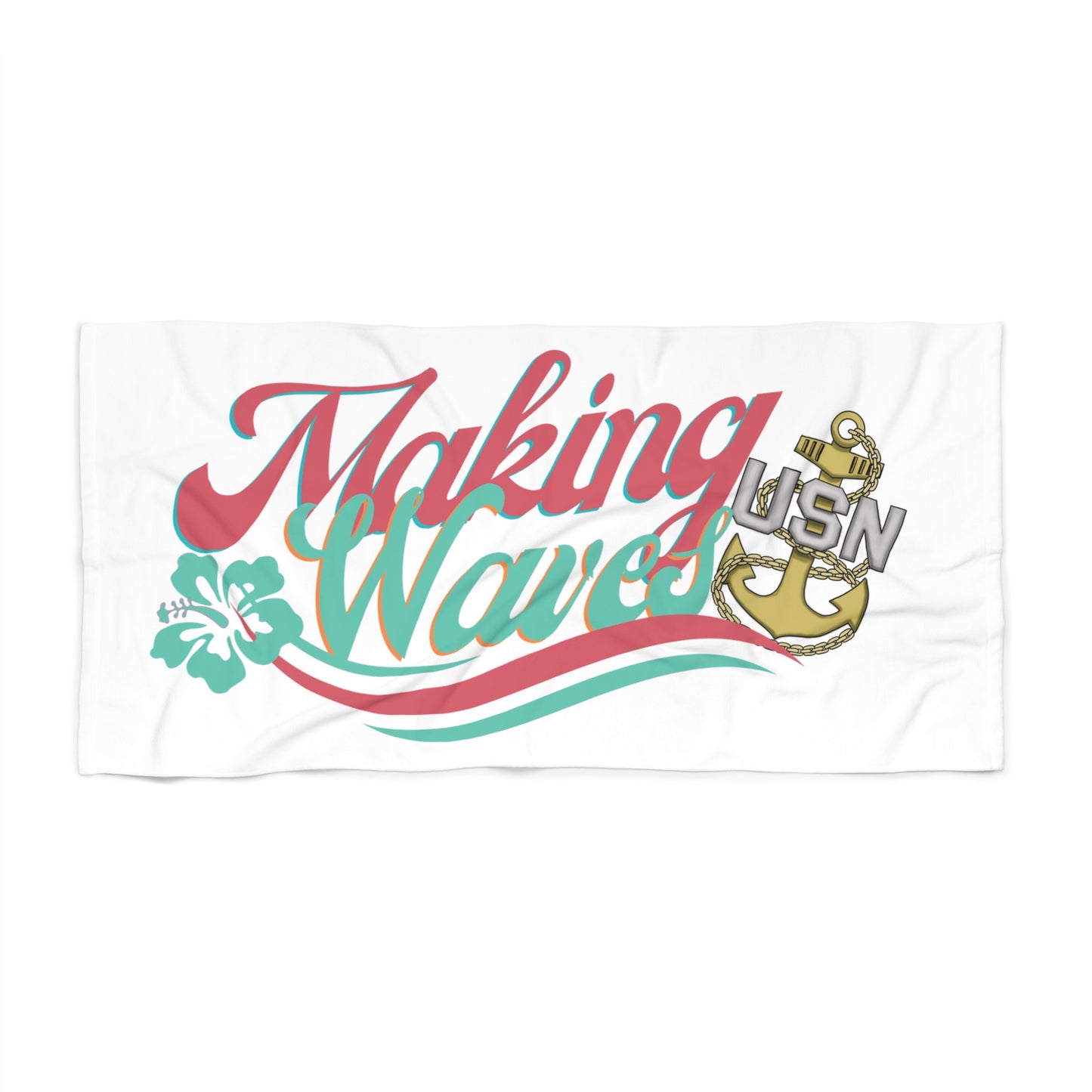 Making Waves Beach Towel