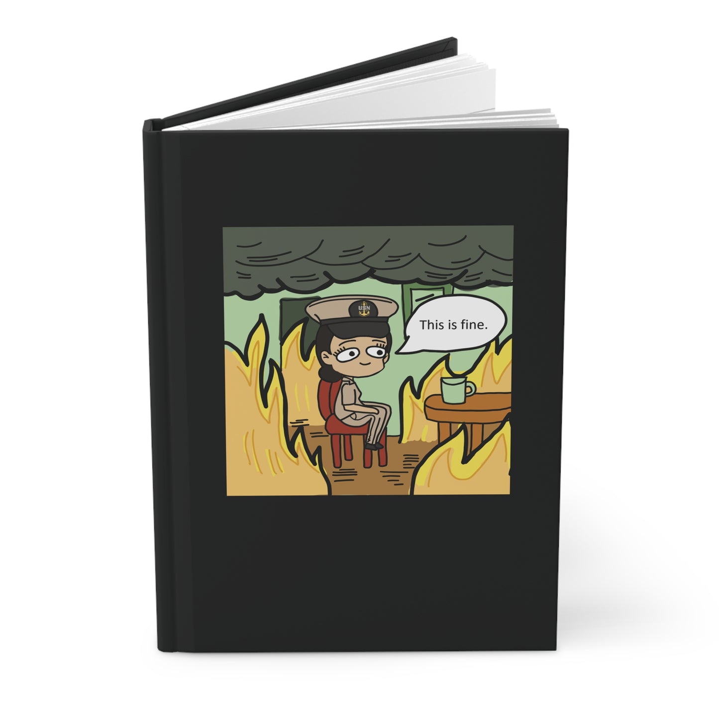 This is Fine ! V4 CPO Hardcover Journal Matte