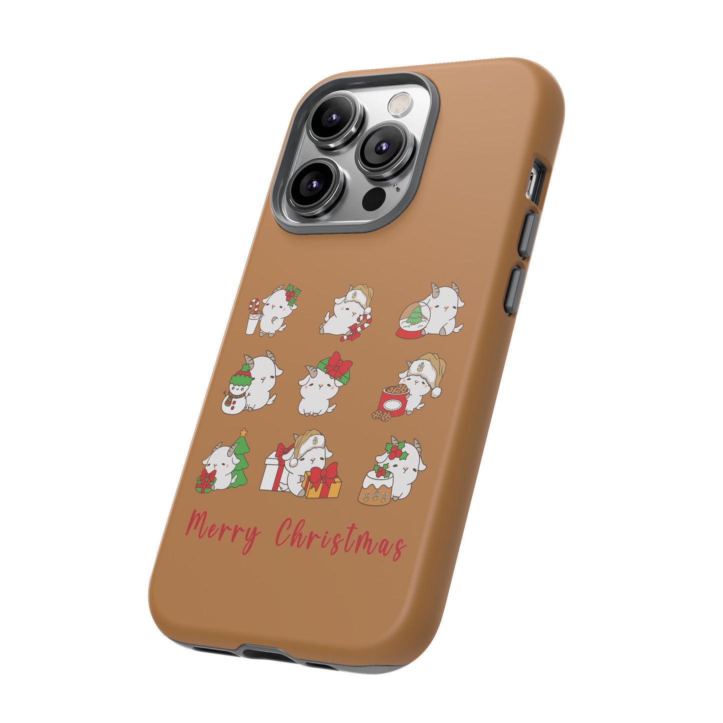 Hello Goat Christmas V1 Tough Phone Case