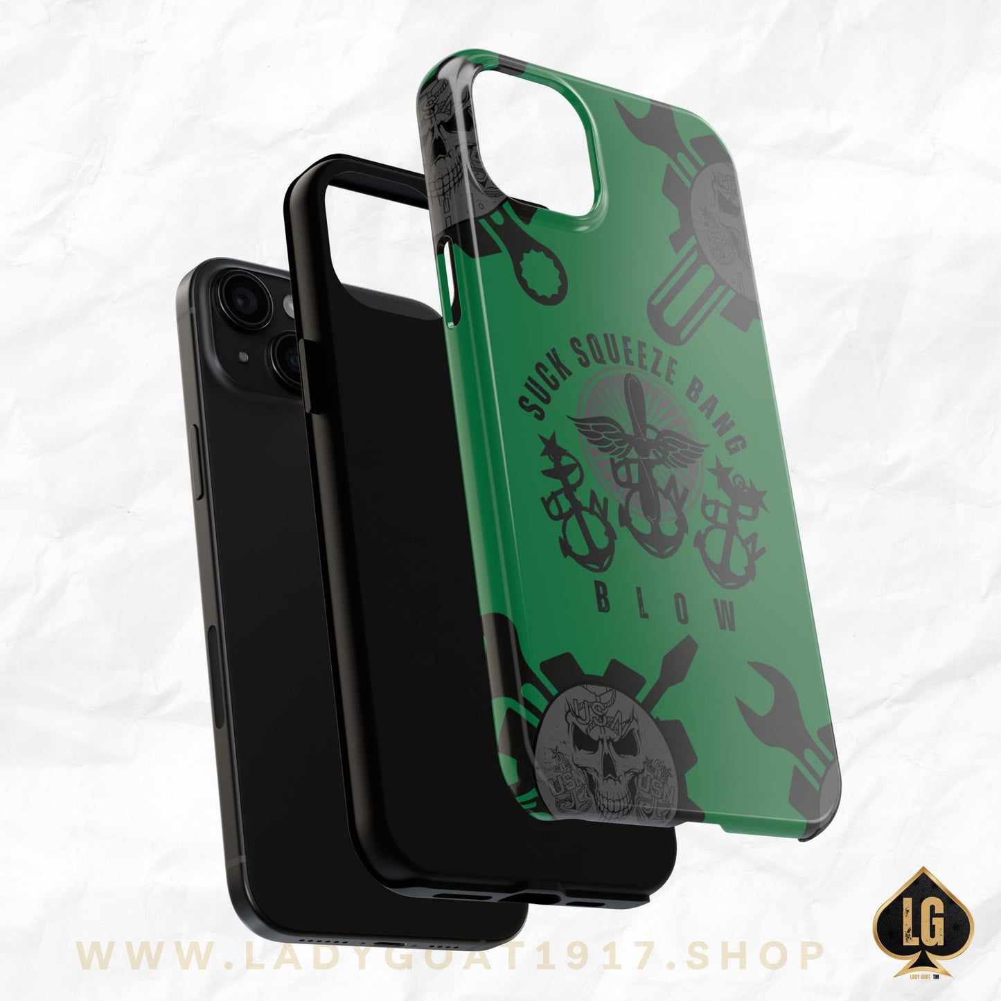 AD Mech Goat Tough Phone Cases