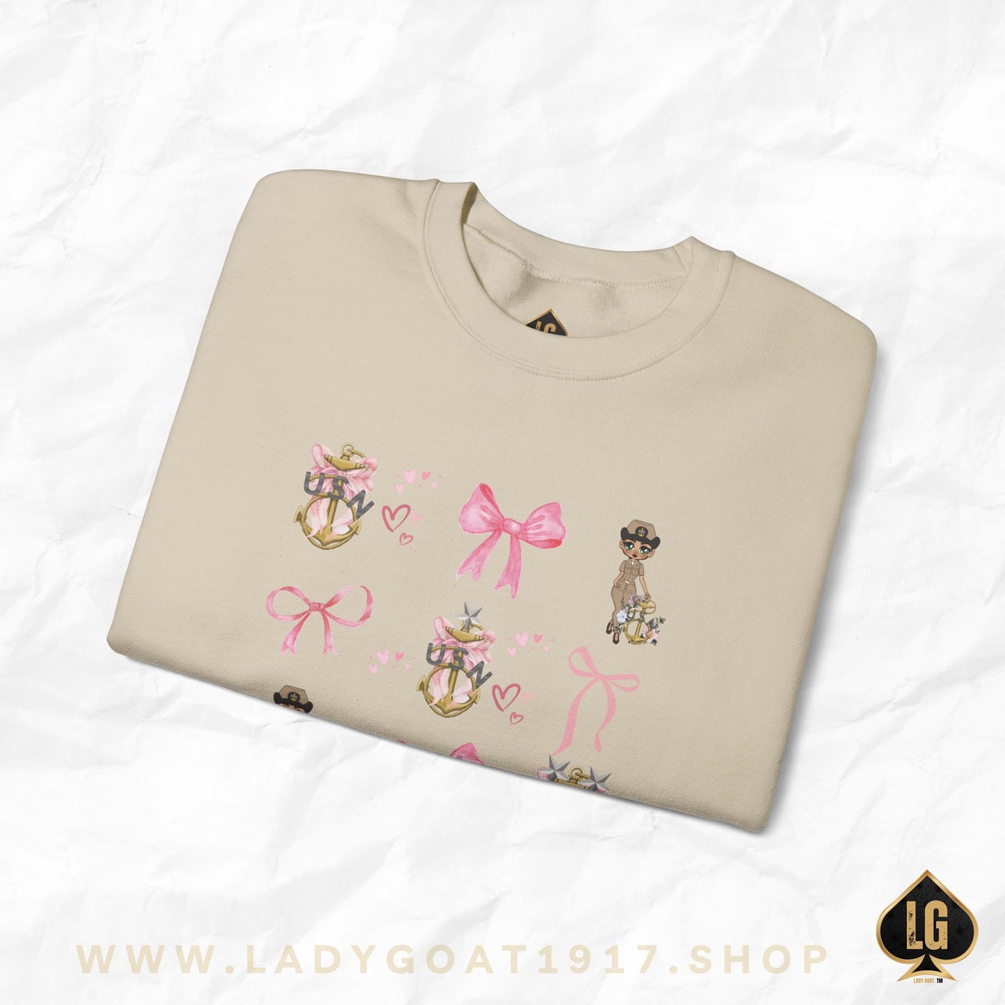 Lady Goat Coquette V6 Crewneck Sweater