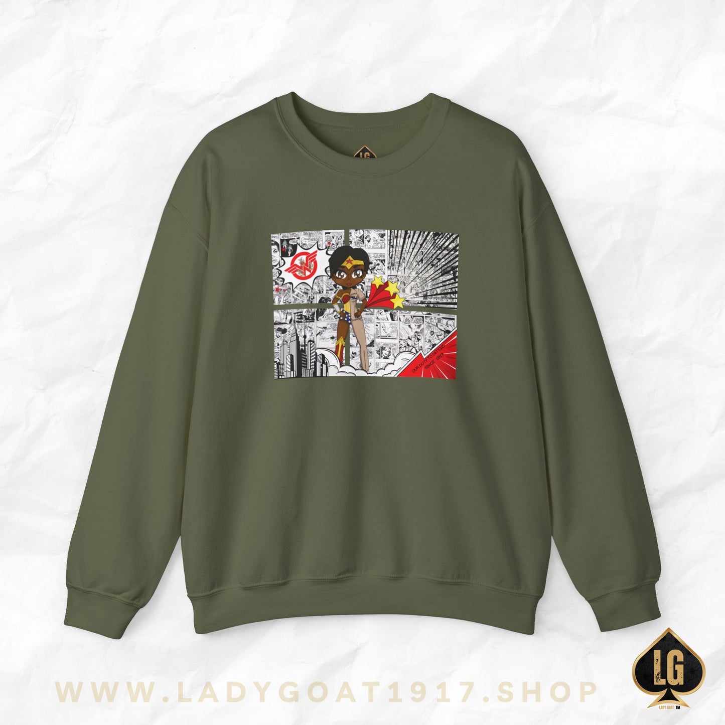 News Flash Comic V3 Crewneck Sweater