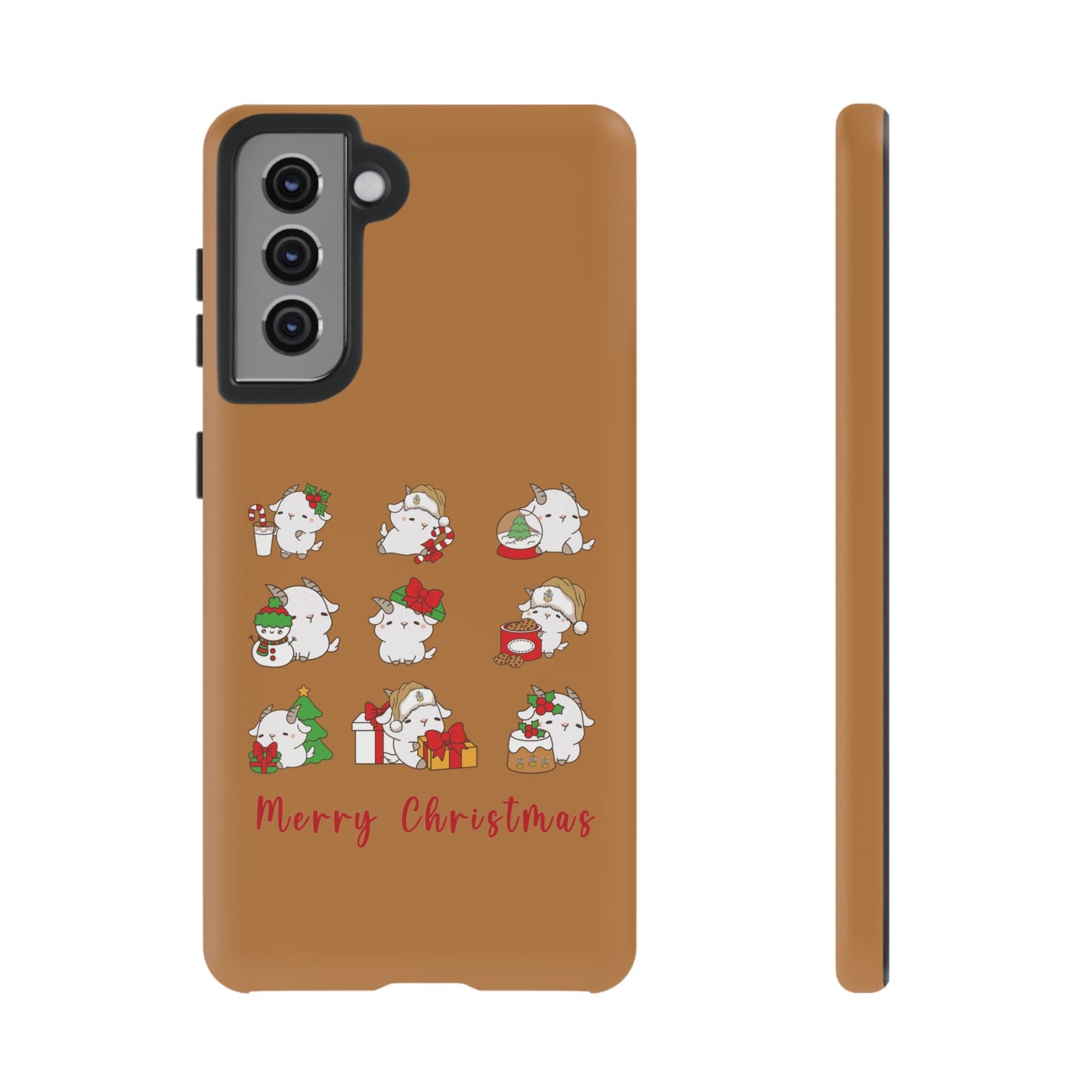 Hello Goat Christmas V1 Tough Phone Case