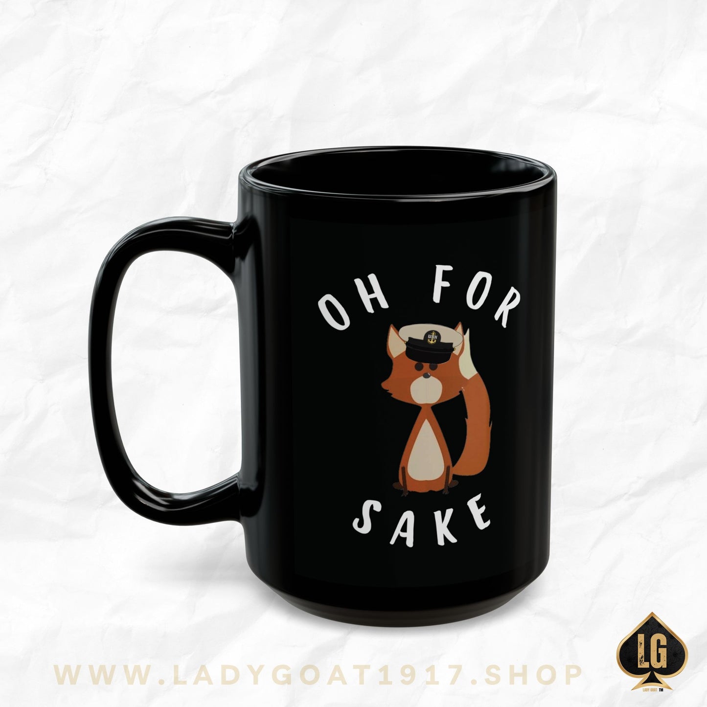 For 🦊 Sake ! V2  Black Mug
