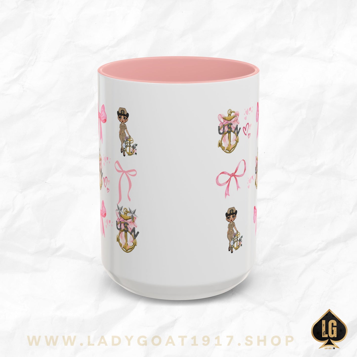 Lady Goat Coquette V7 Accent Coffee Mug 15oz