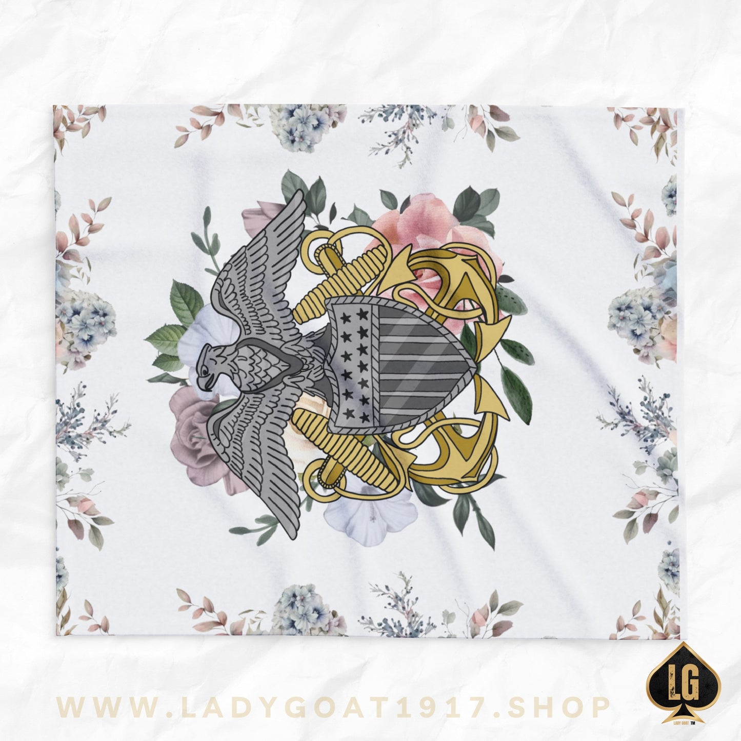 Navy Officer Fleece Blanket