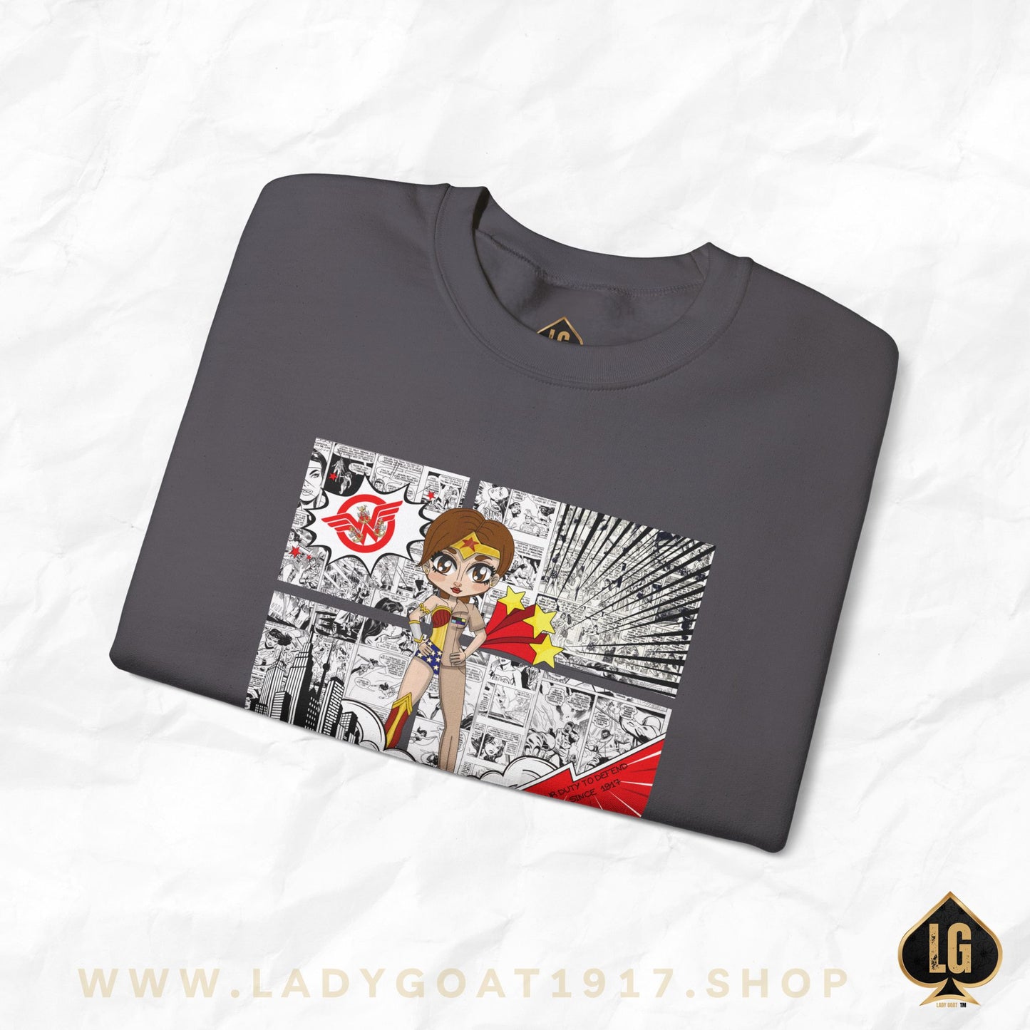 News Flash Comic V4 Crewneck Sweater