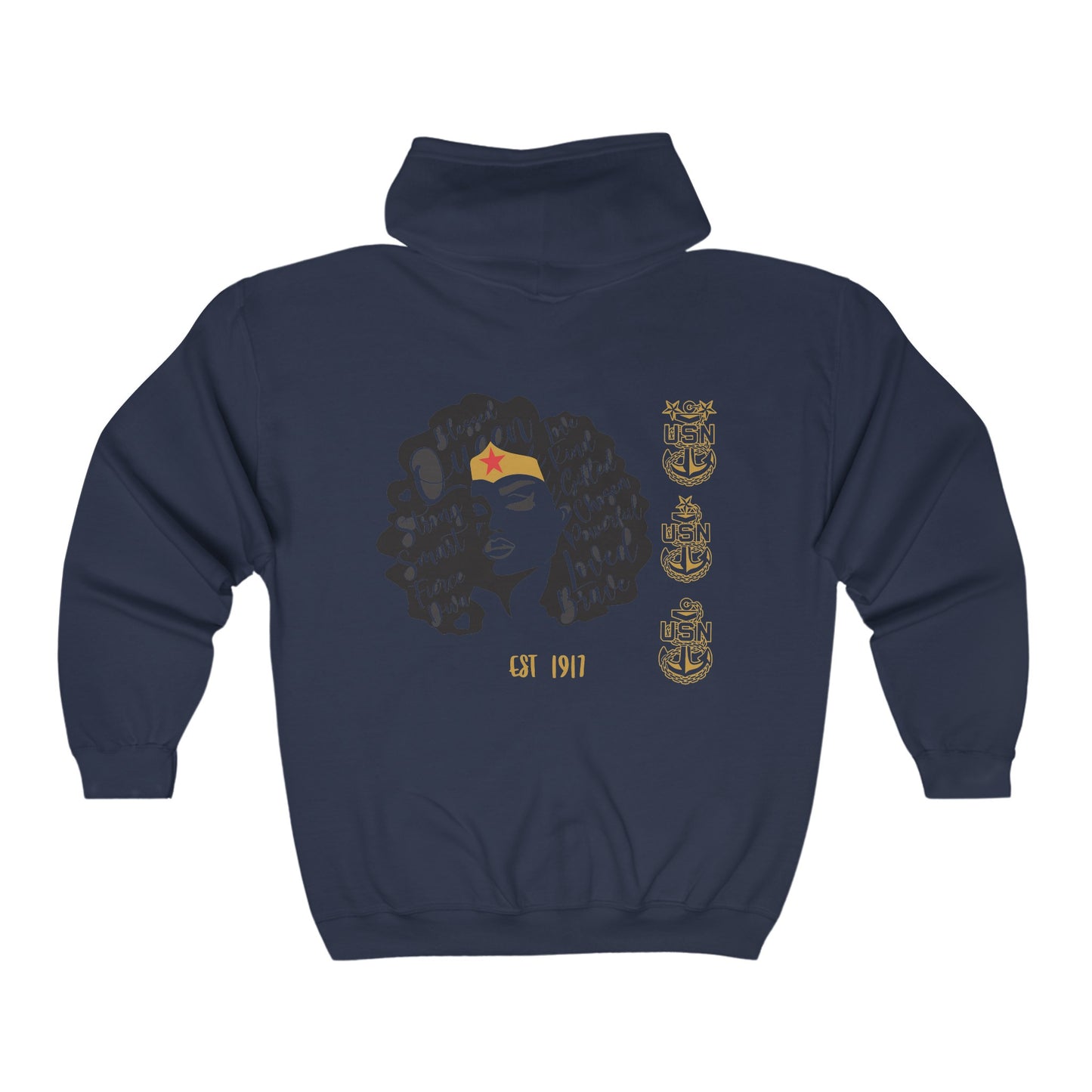 WW O.G Diva Zip Up Unisex Hoodie