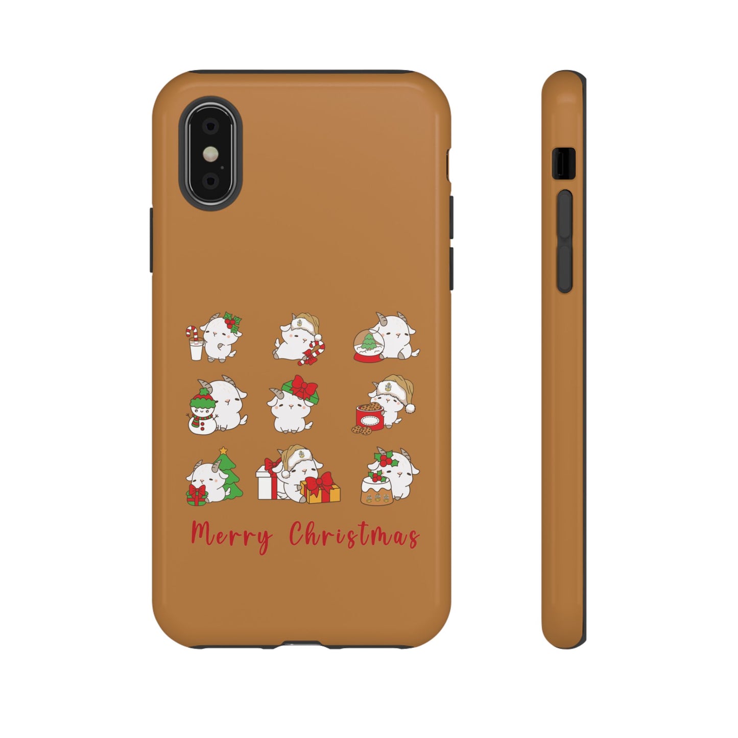 Hello Goat Christmas V1 Tough Phone Case