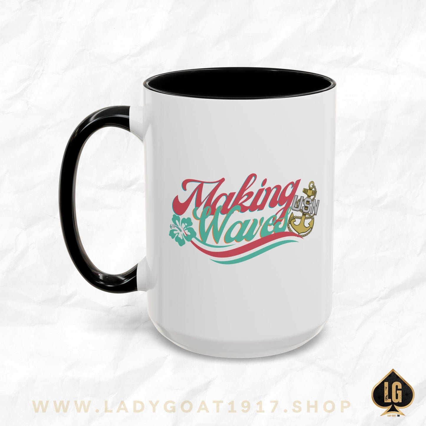 Making Waves Accent Coffee Mug 15oz