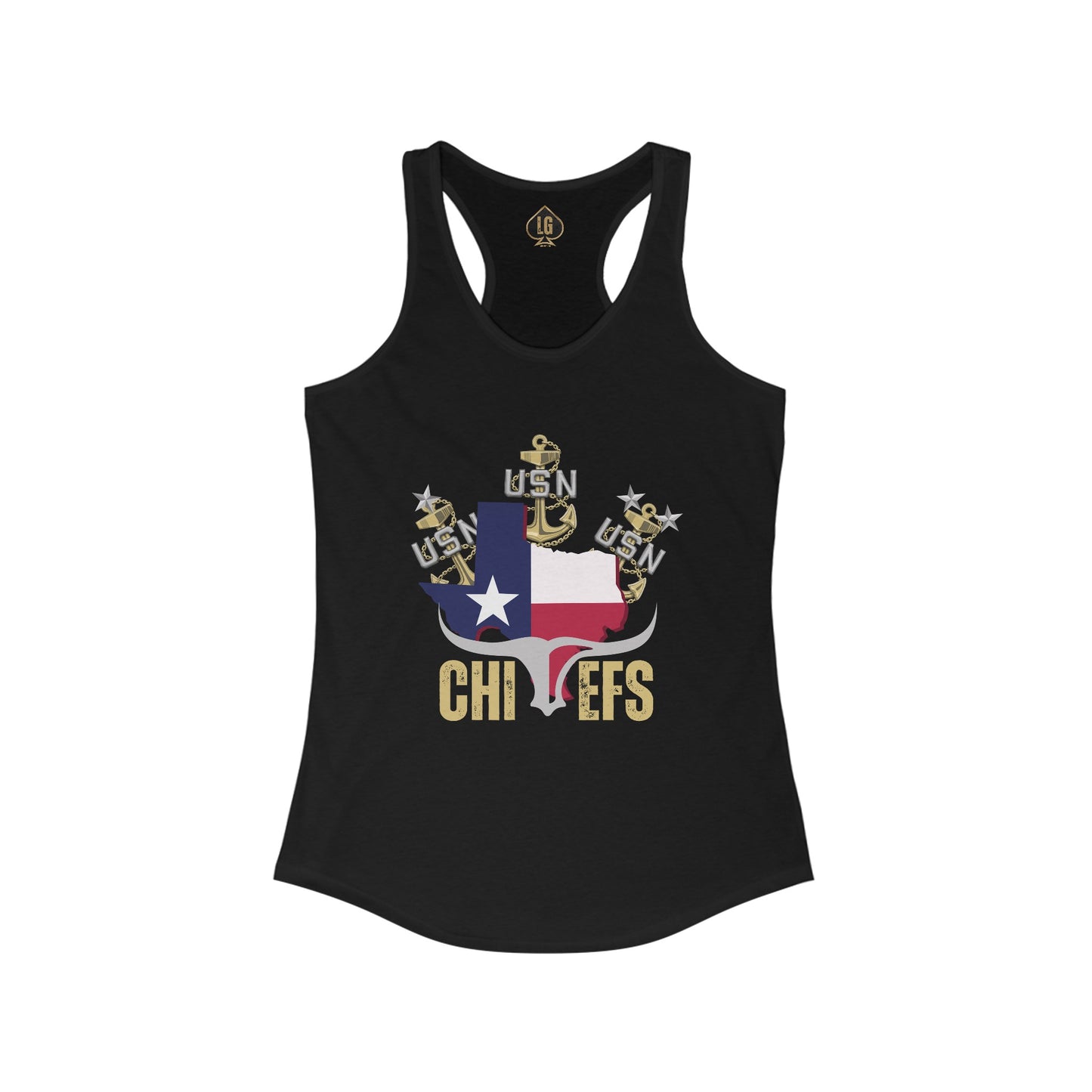 Texas Goats Women's Ideal Racerback Tank