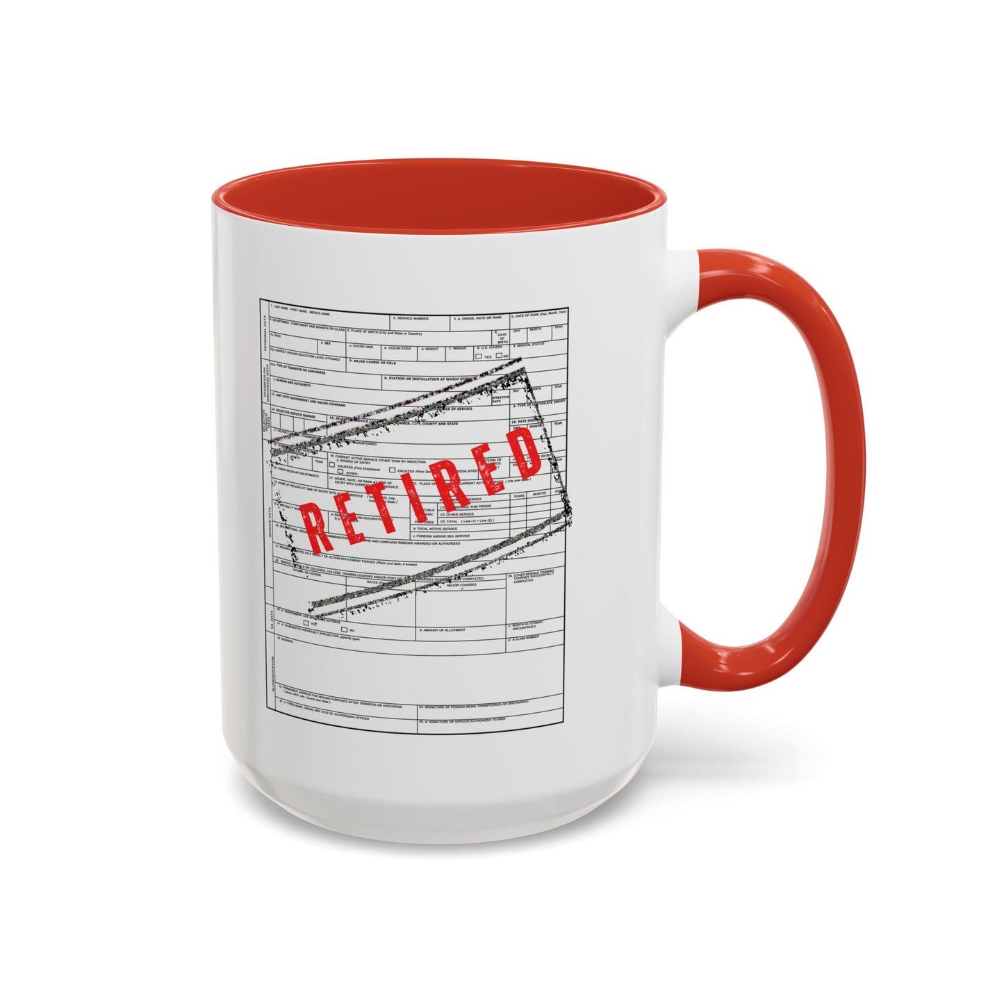 DD214 Retired 15oz Mug