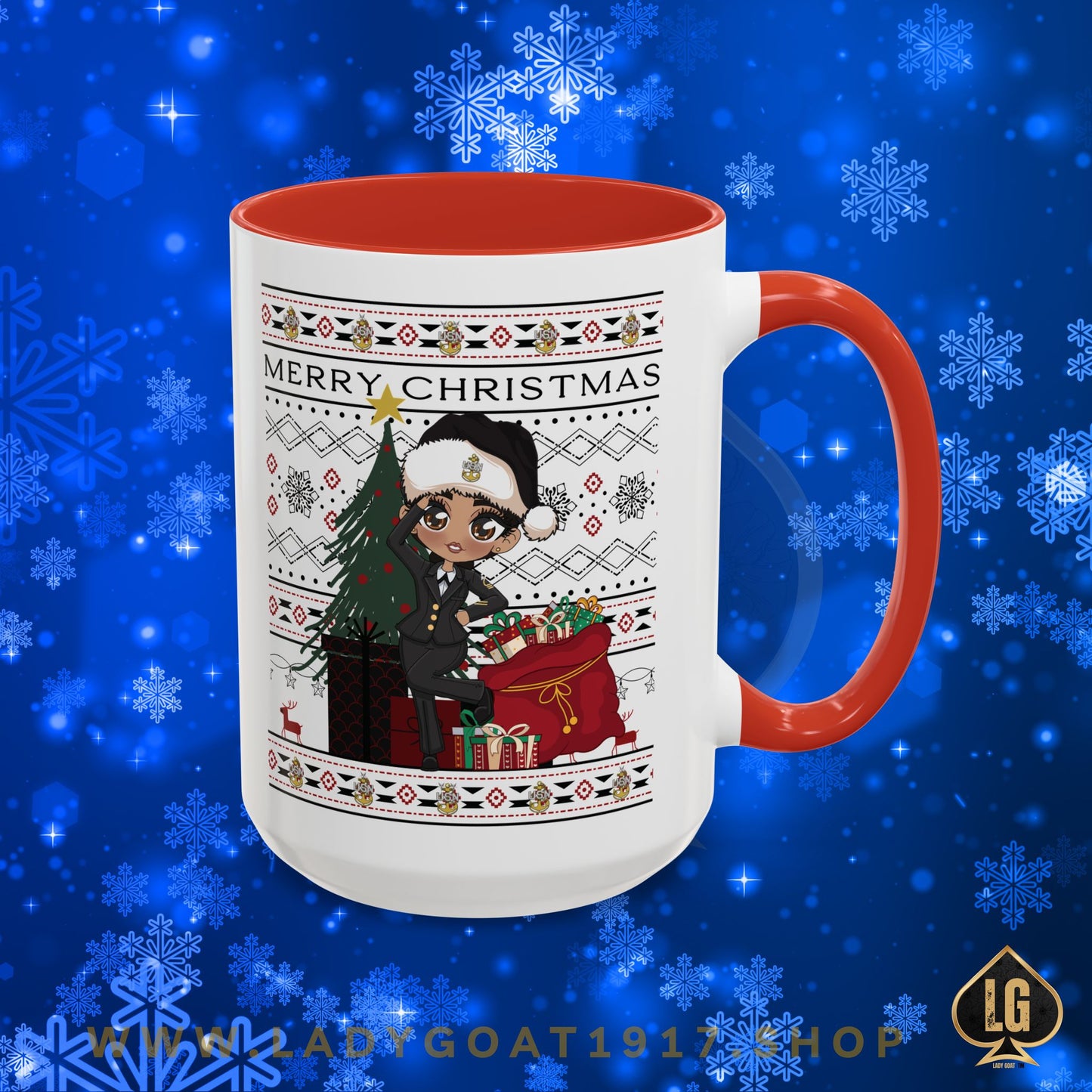Christmas Blues V4 15oz Mug