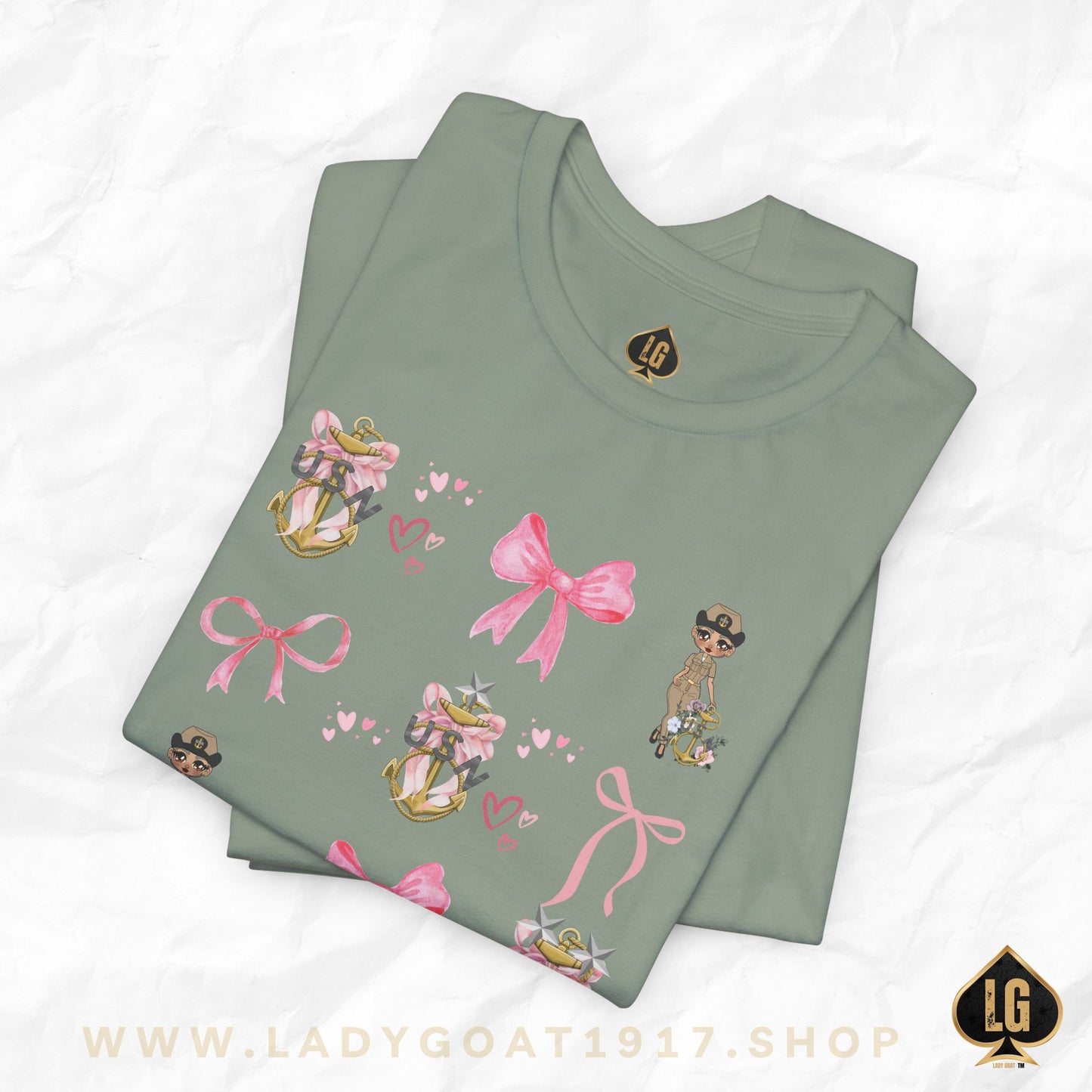 Lady Goat Coquette V9 Unisex Tee