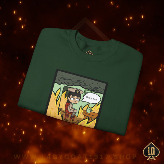 This is Fine ! V4 CPO Crewneck Sweater