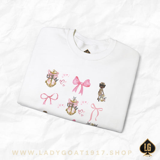 Lady Goat Coquette V3 Crewneck Sweater