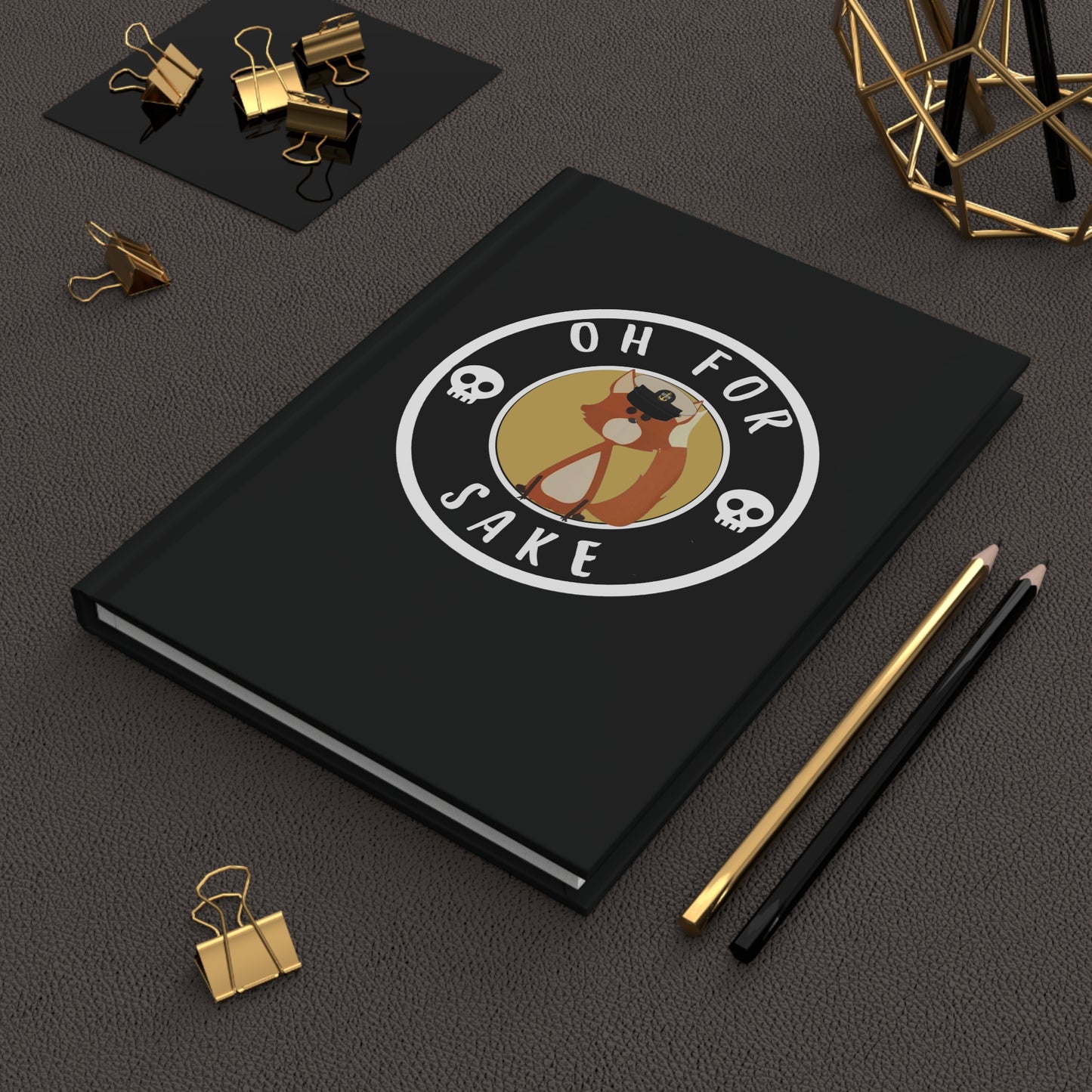 For 🦊 Sake ! V1 Hardcover Journal Matte