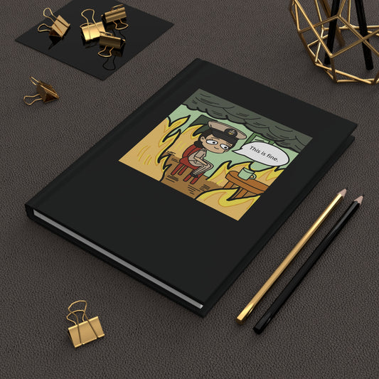 This is Fine ! V4 SCPO Hardcover Journal Matte