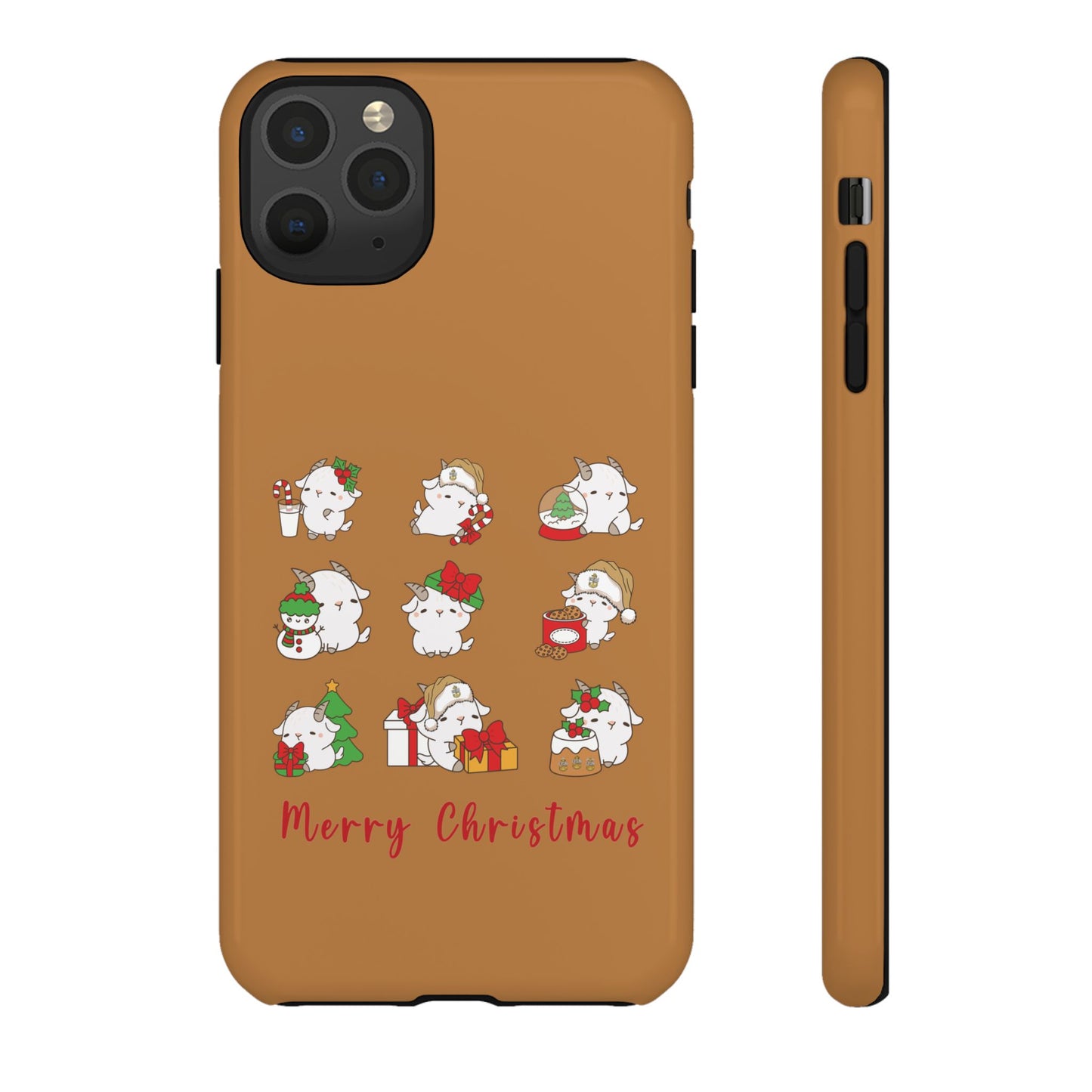 Hello Goat Christmas V1 Tough Phone Case