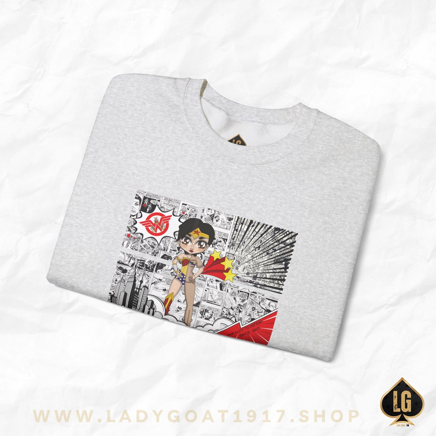 News Flash Comic V2 Crewneck Sweater