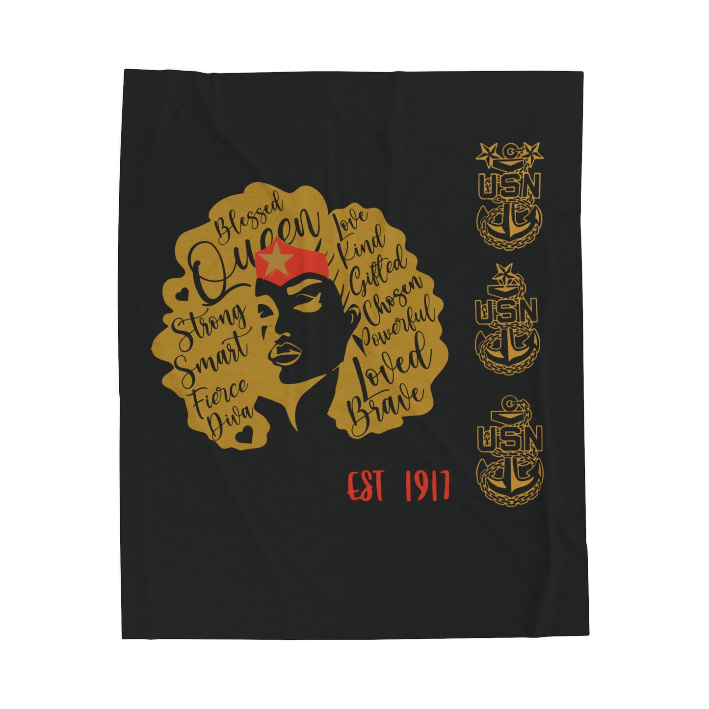 WW OG Diva Gold Fleece Blanket