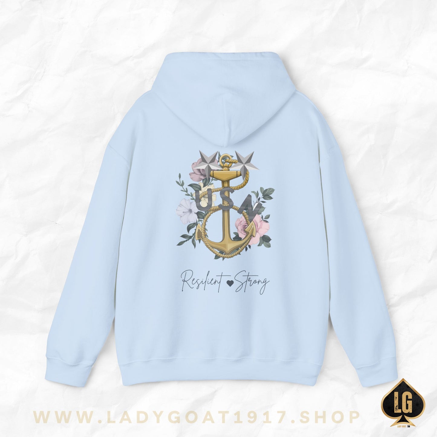 Resilient and Strong V9 Unisex Hoodie