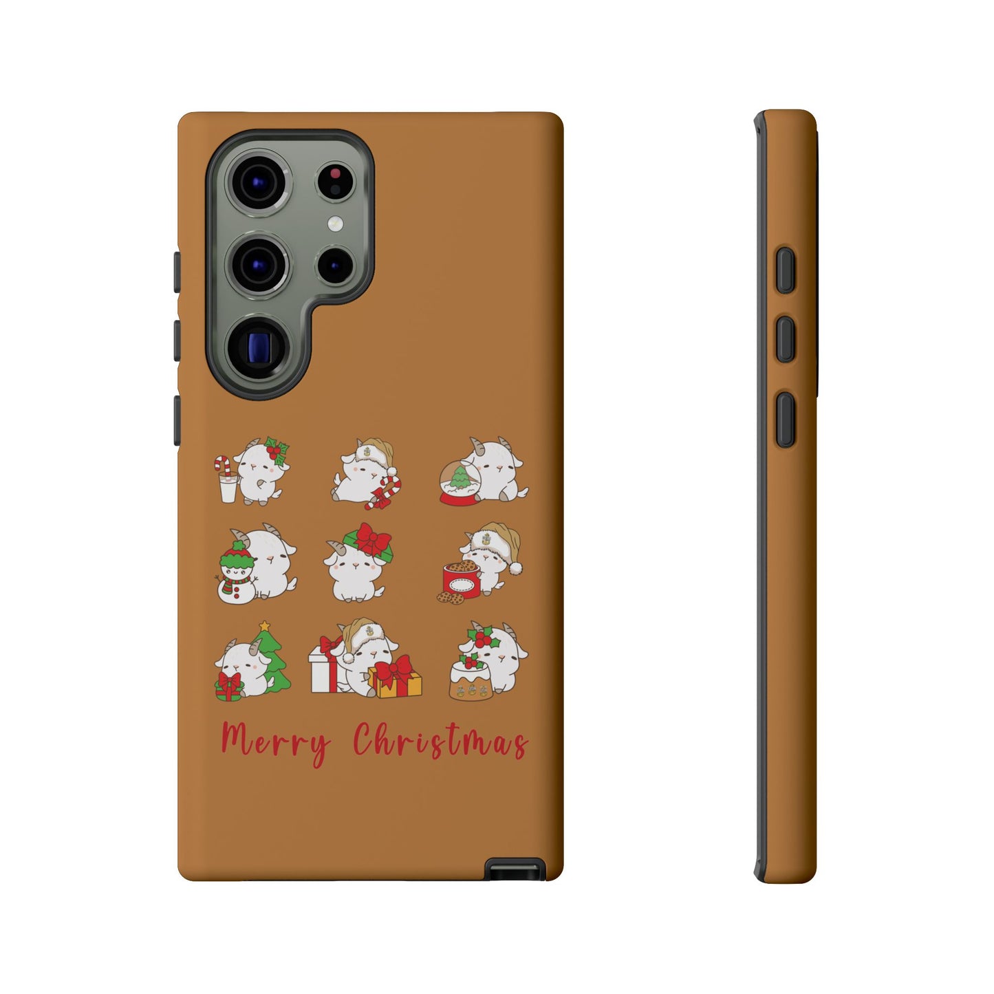 Hello Goat Christmas V1 Tough Phone Case
