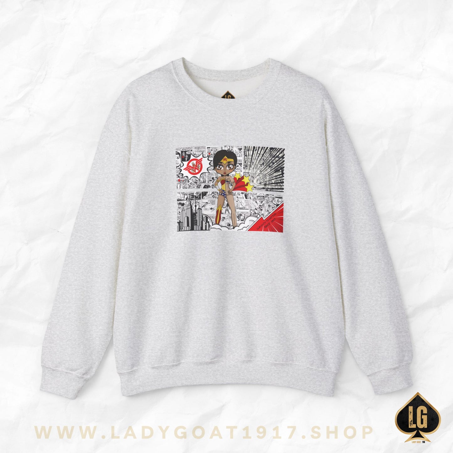 News Flash Comic V1 Crewneck Sweater