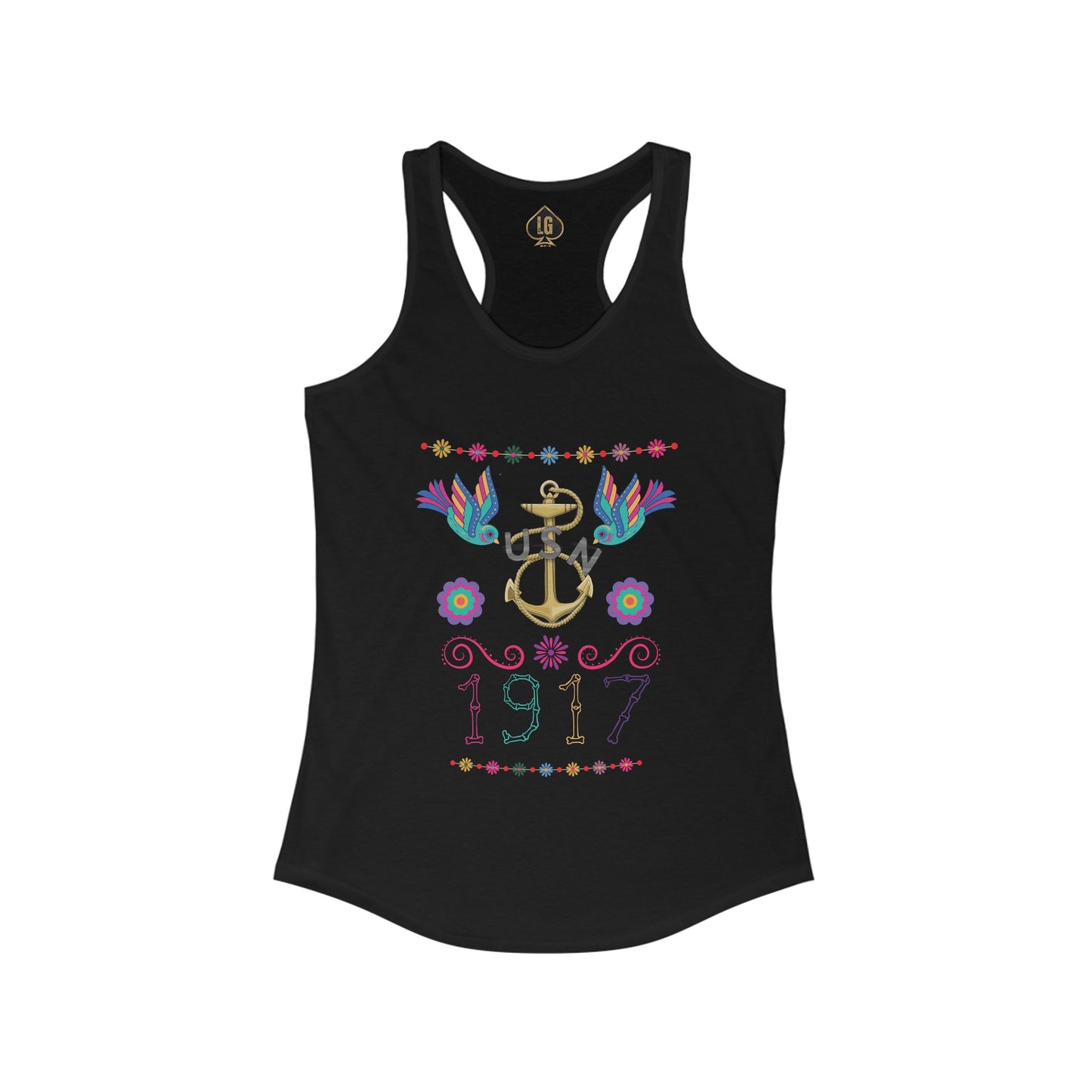 Jefa 1917 DLM Women's Ideal Racerback Tank