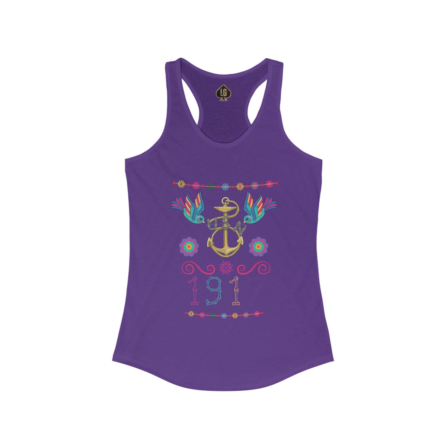 Jefa 1917 DLM Women's Ideal Racerback Tank