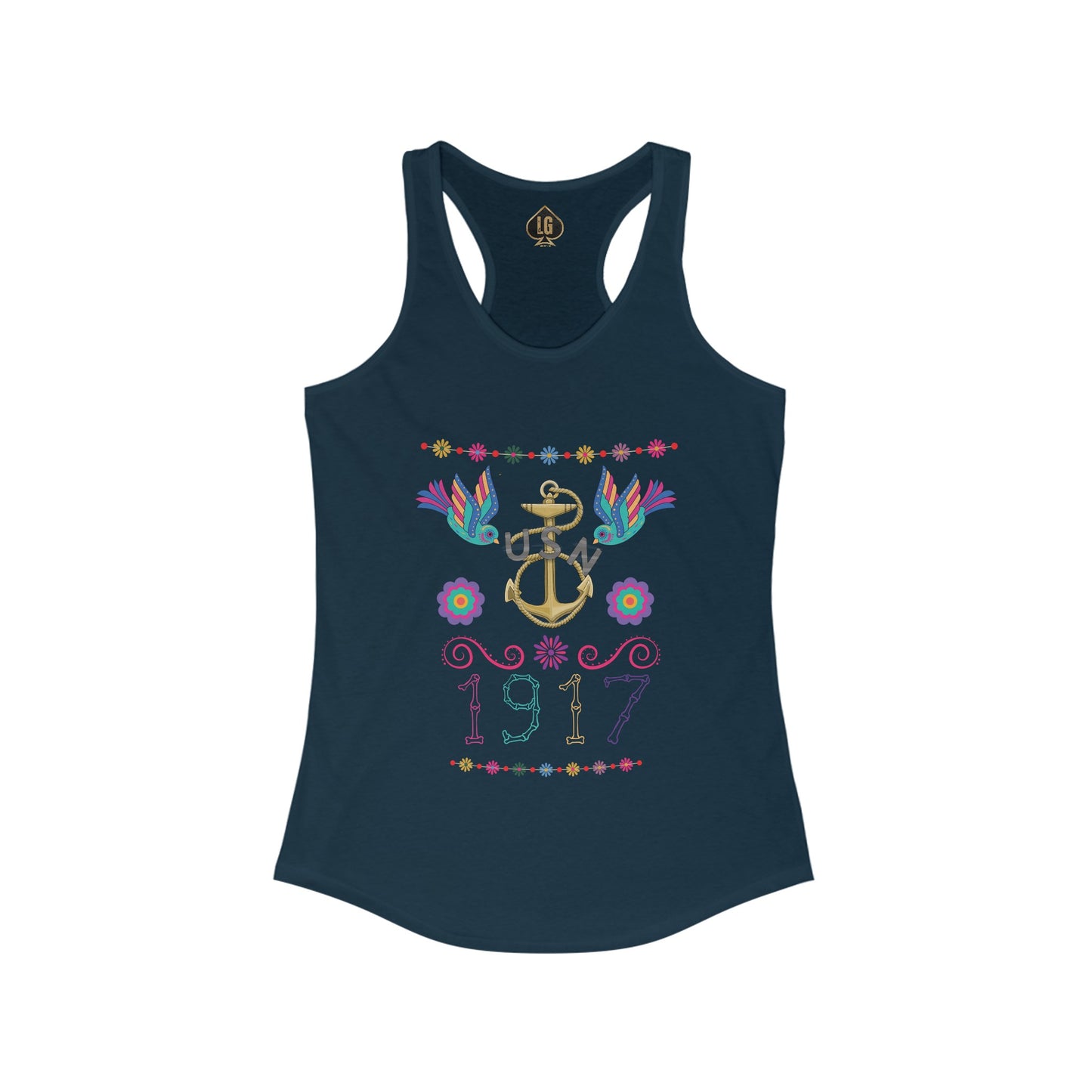 Jefa 1917 DLM Women's Ideal Racerback Tank