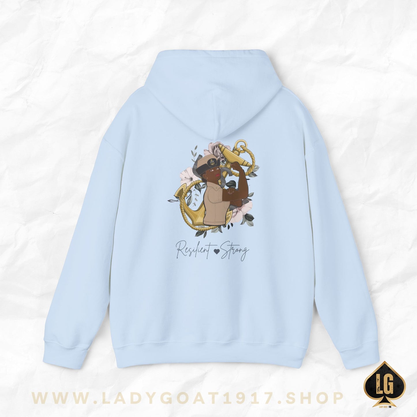 Resilient and Strong V5 Bucket Unisex Hoodie