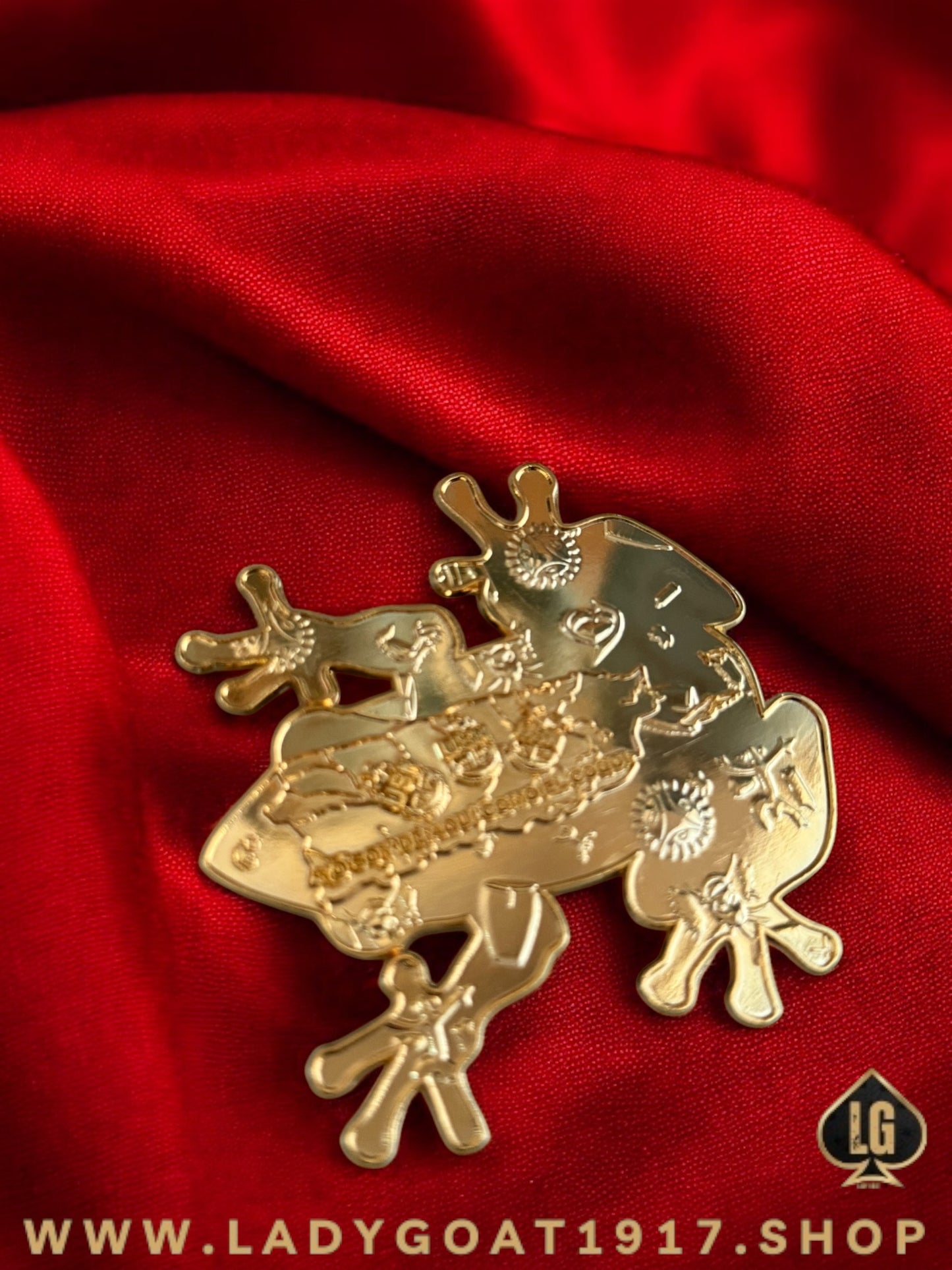 Gold Coqui Challenge Coin 22"