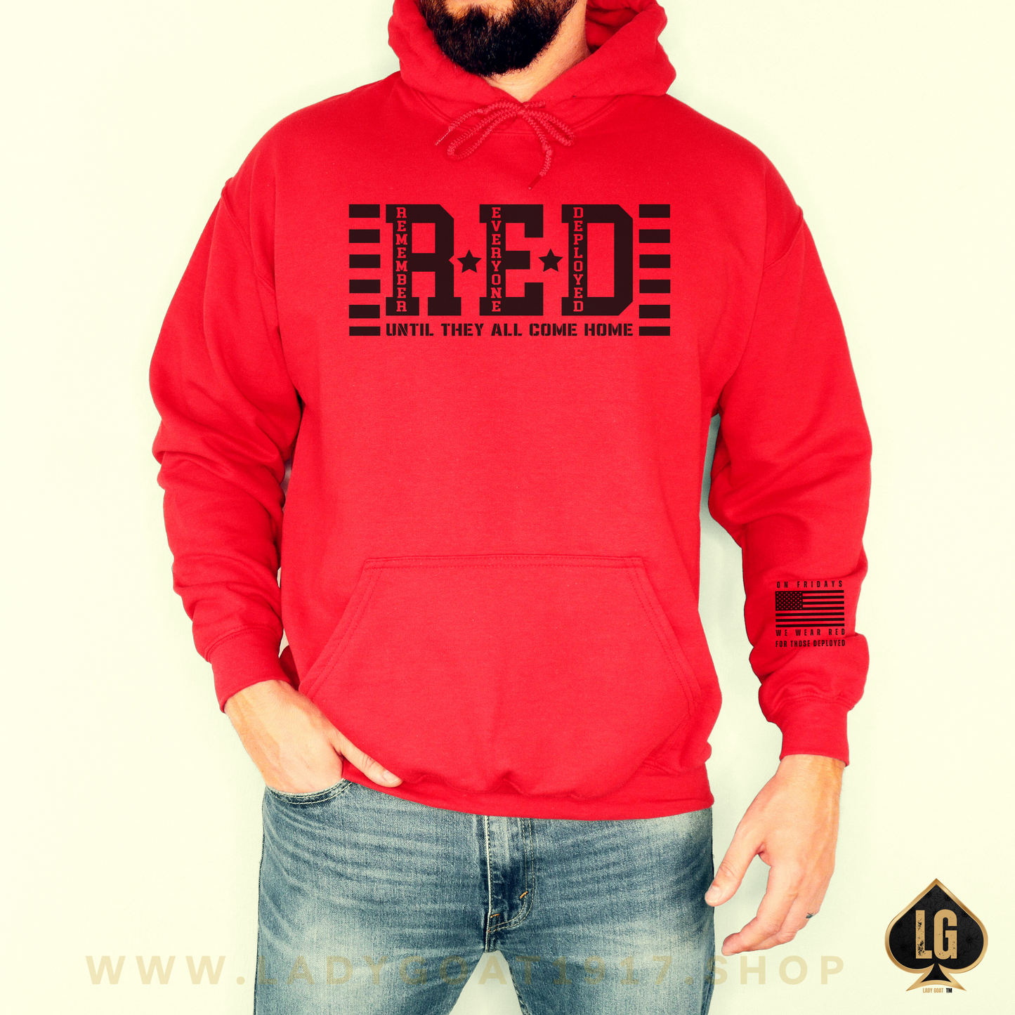 RED Unisex Hoodie