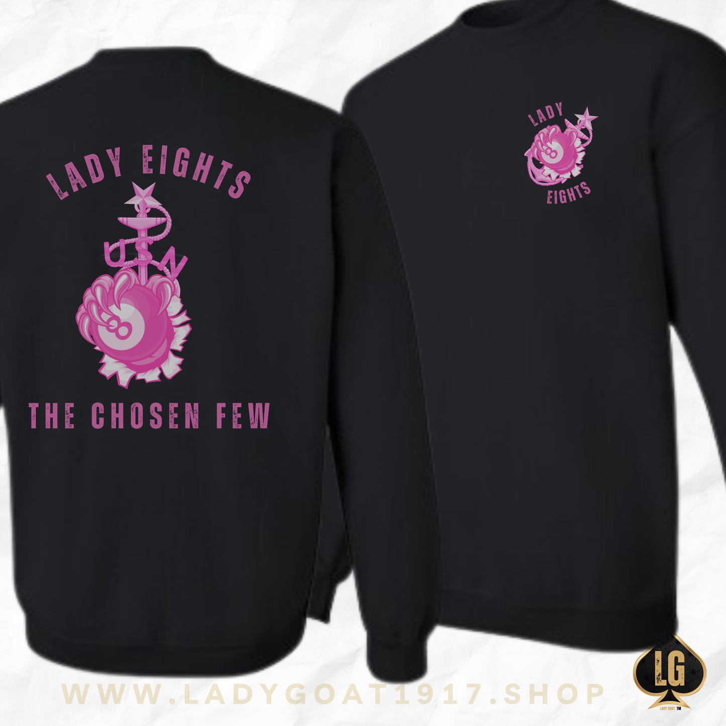 Lady Eights Crewneck Sweater