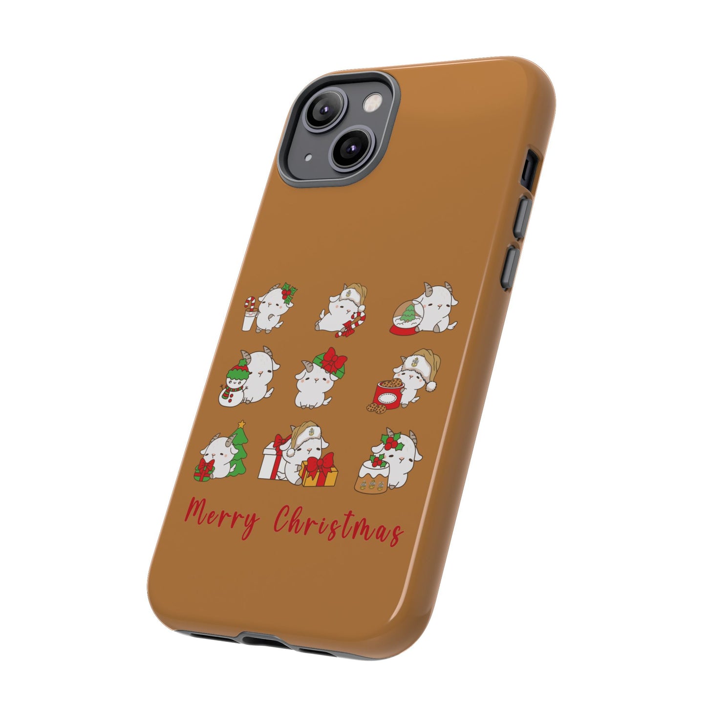 Hello Goat Christmas V1 Tough Phone Case