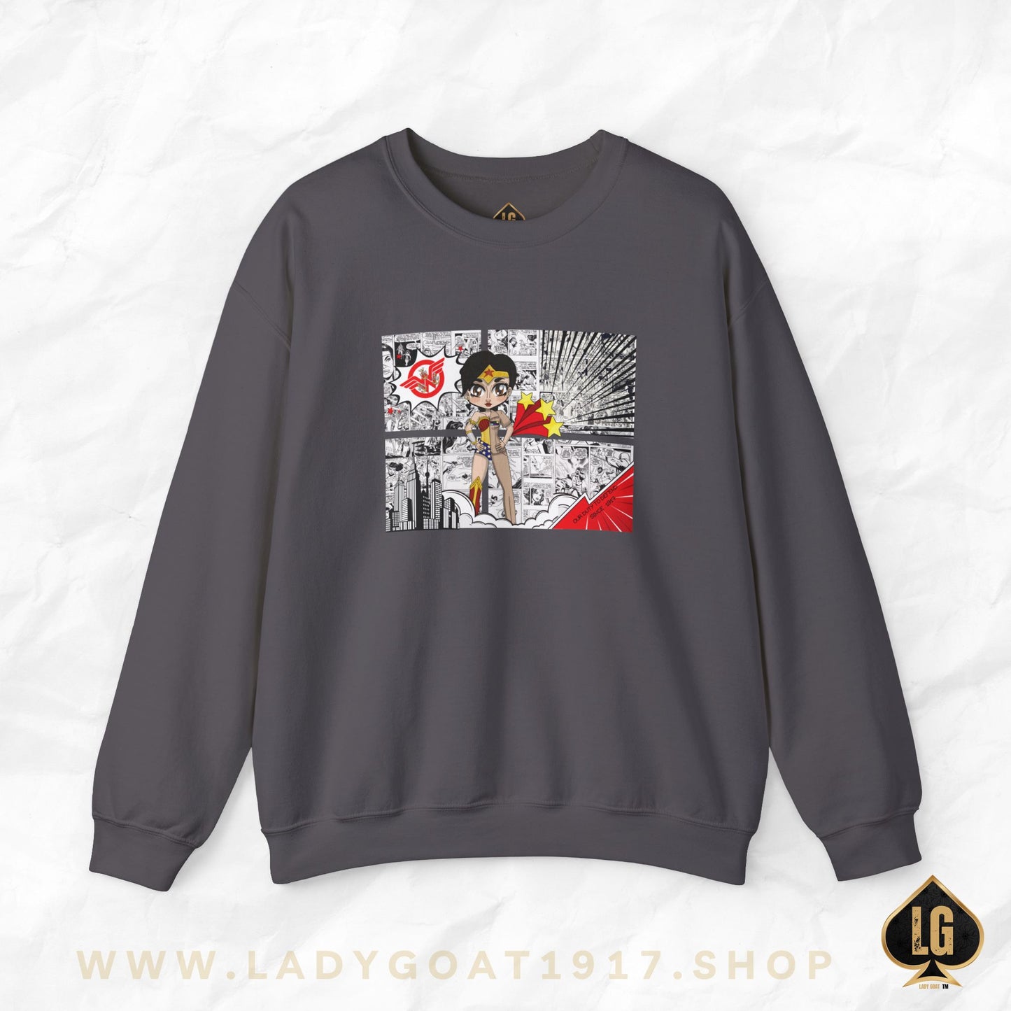 News Flash Comic V2 Crewneck Sweater