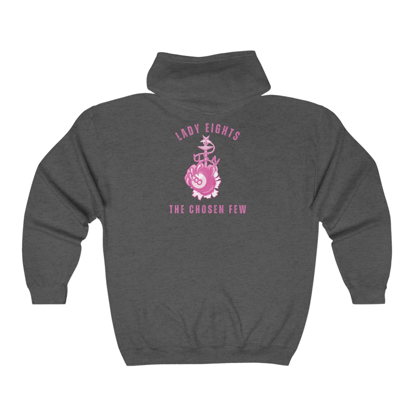 Lady Eights Zip Up Unisex Hoodie