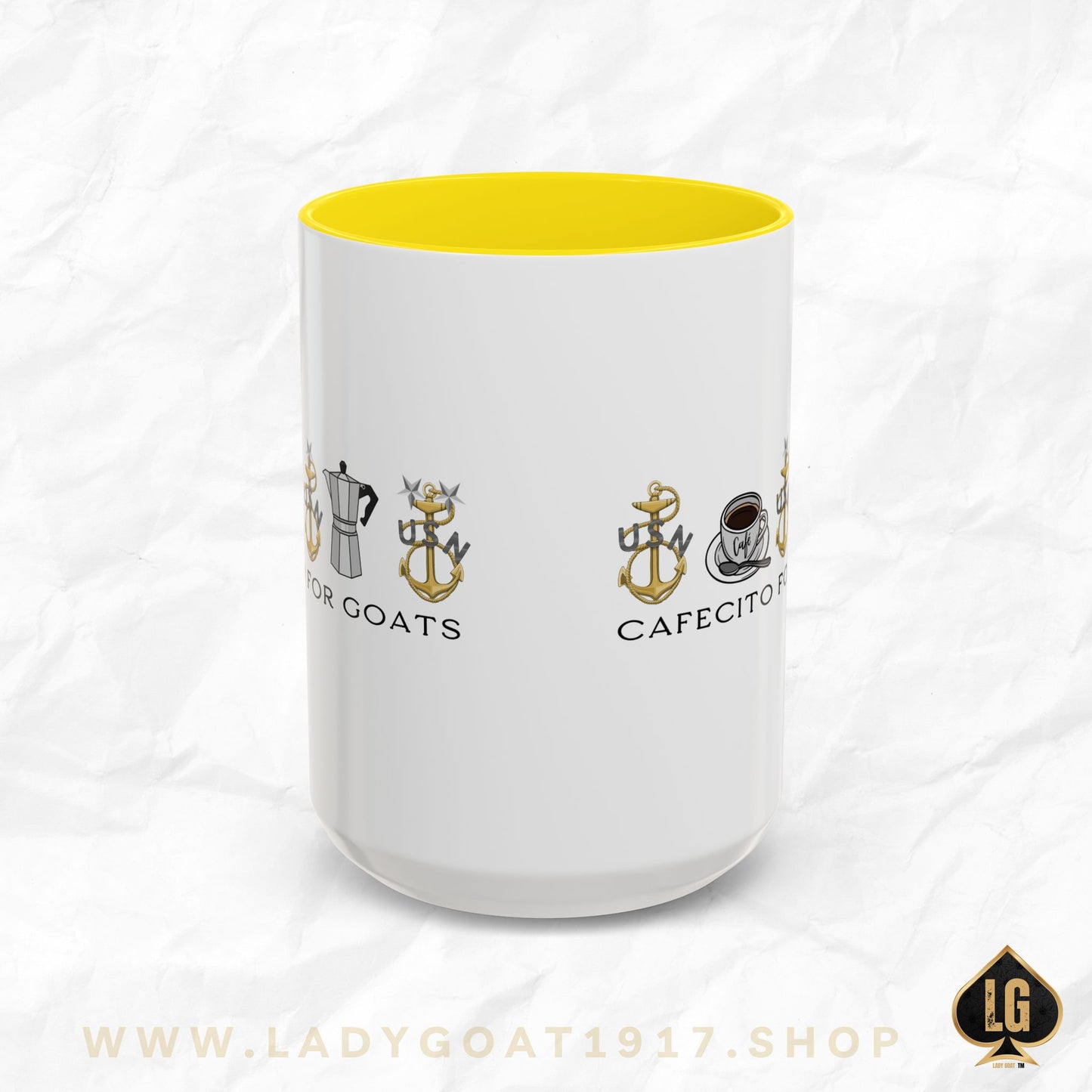 Vintage Cafecito for Goats Coffee Mug 15oz