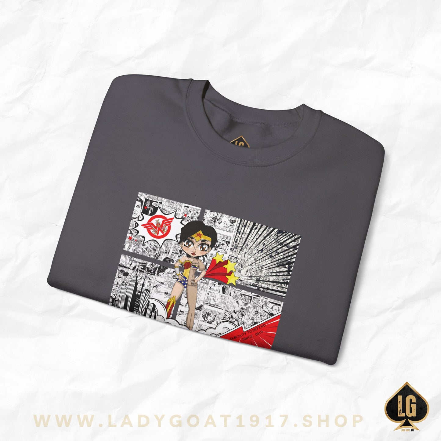 News Flash Comic V2 Crewneck Sweater
