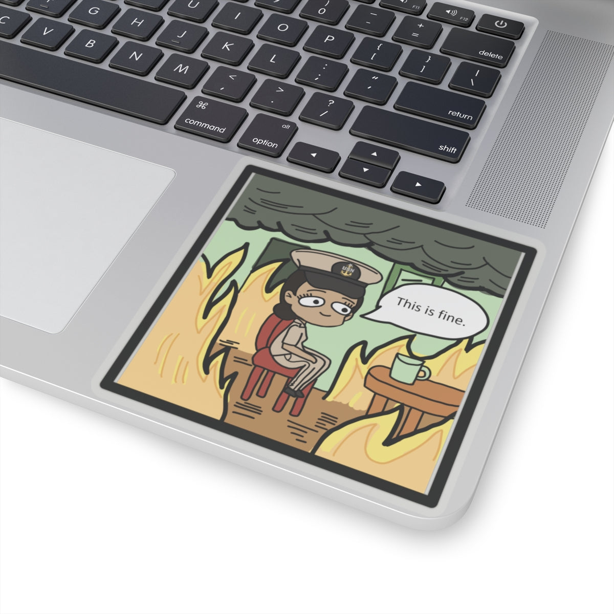 This is Fine ! V1 SCPO Stickers